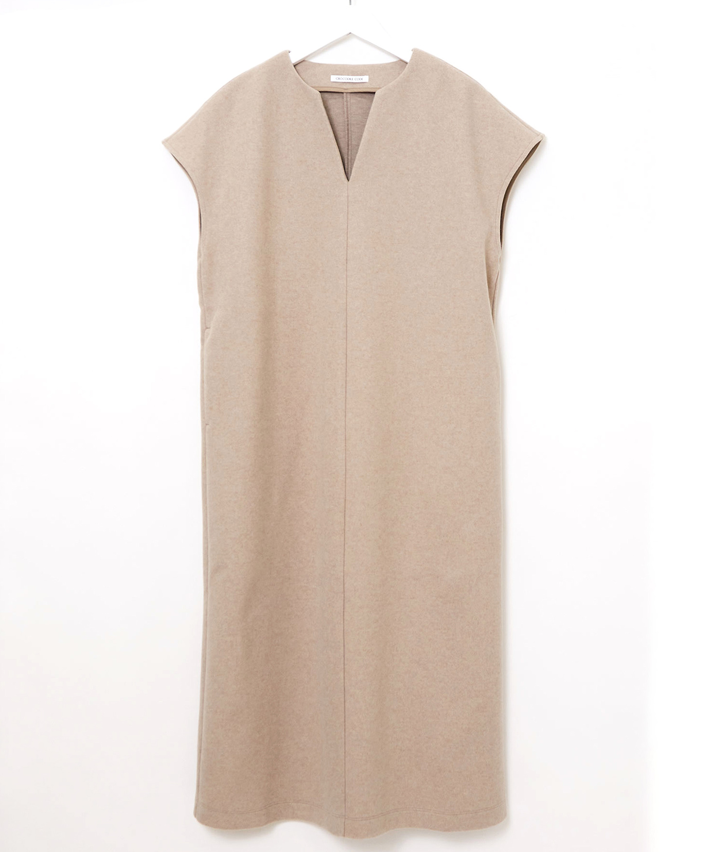 レディース ウールブレンド メルトン風 ジャンパースカート【一部店舗