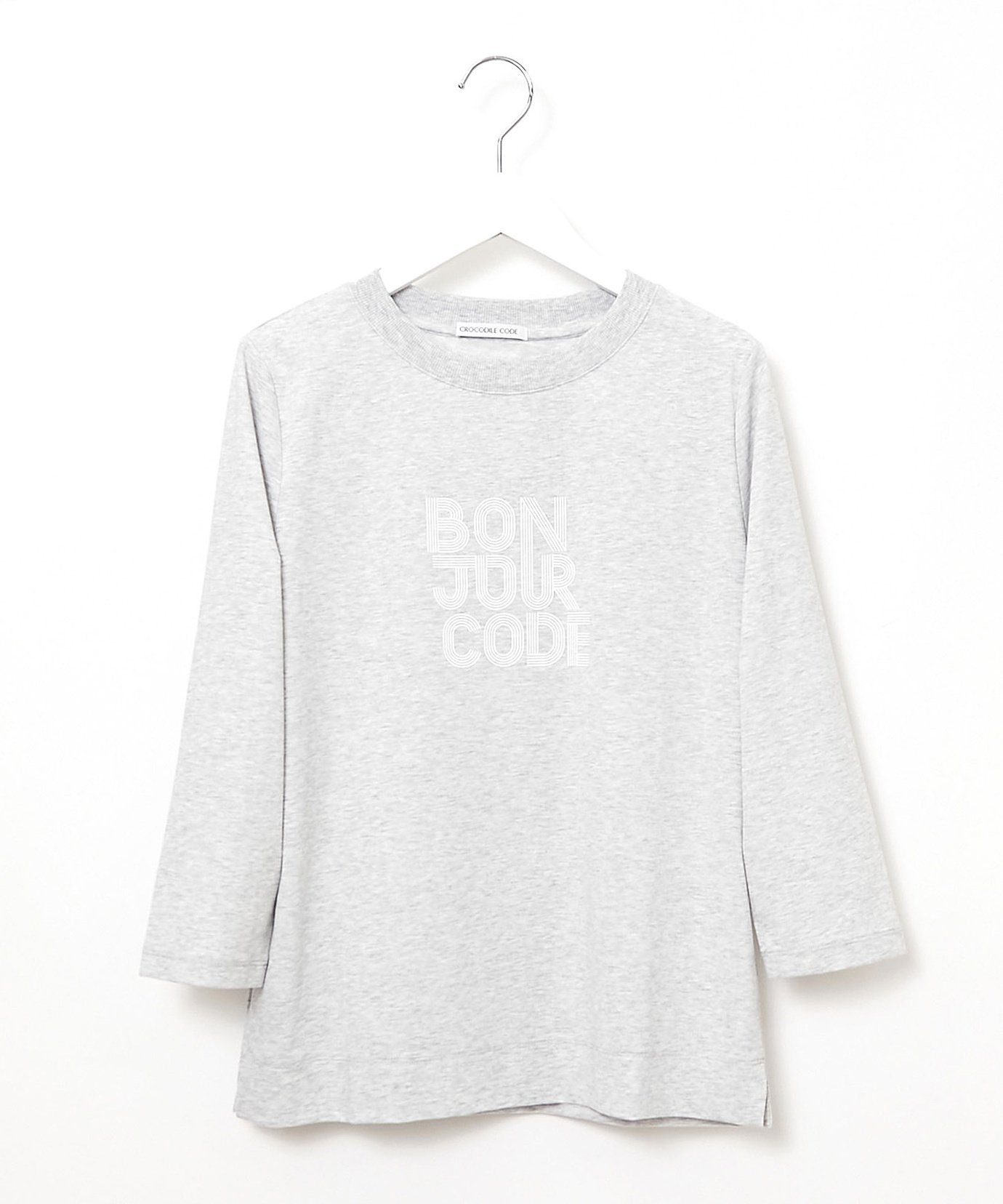 レディース 天竺 グラフィック 七分袖Tシャツ通販 [0202-51256