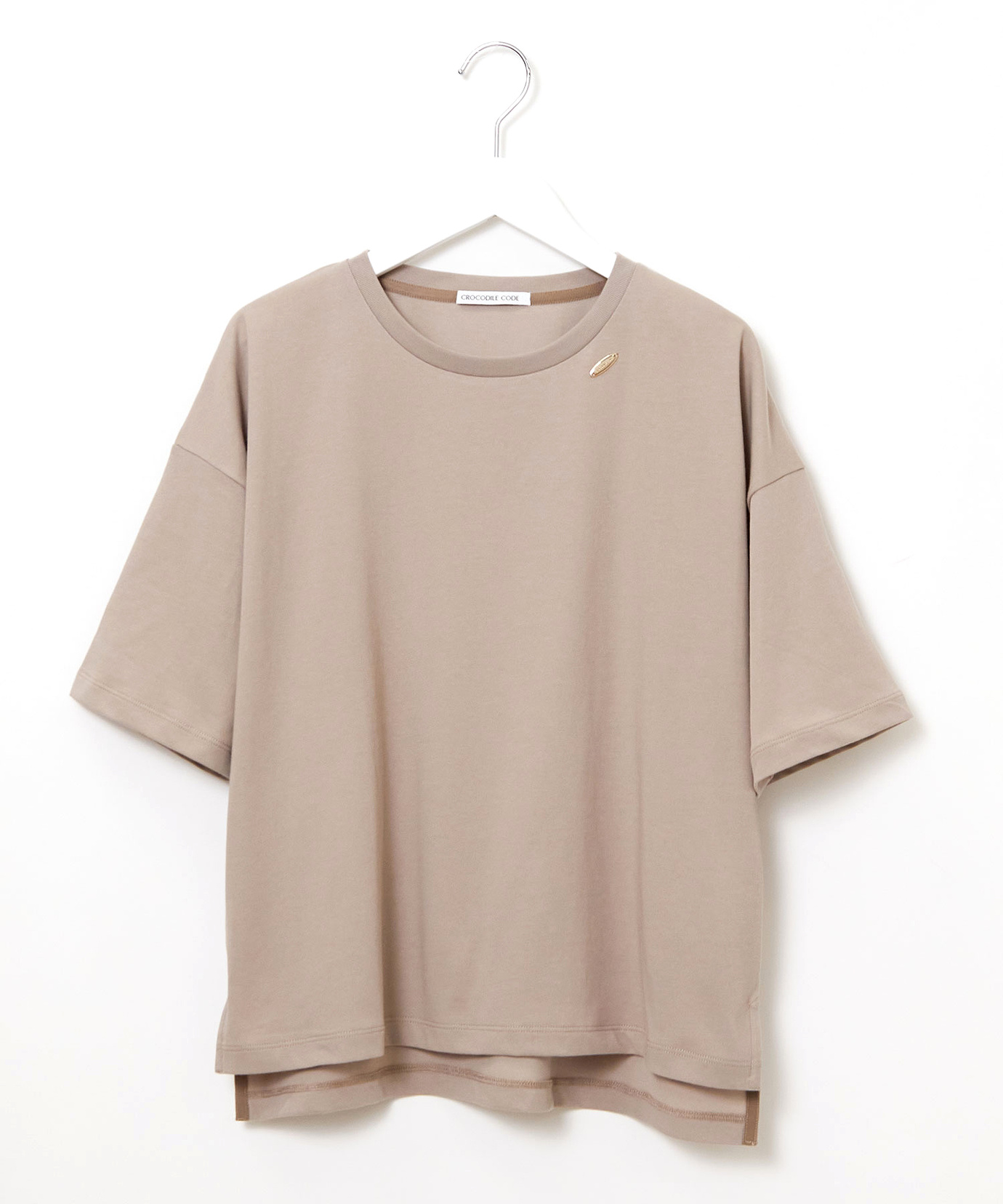 tシャツ JQ布帛カットコンビ　ロゴP/O レディース NOMBRE IMPAIR tシャツ カットJQコンビ 切替ドルマンP/O