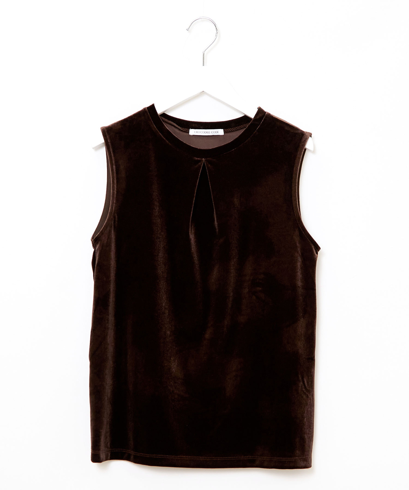 レディース ベロア フロントタック タンクトップ通販 [0202-55253