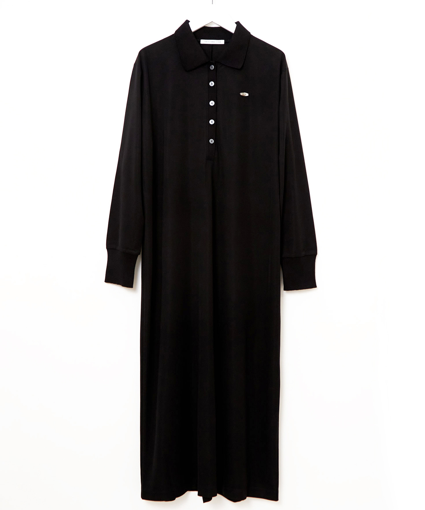 レディース ポロ襟 カット ワンピース通販 [0202-55256