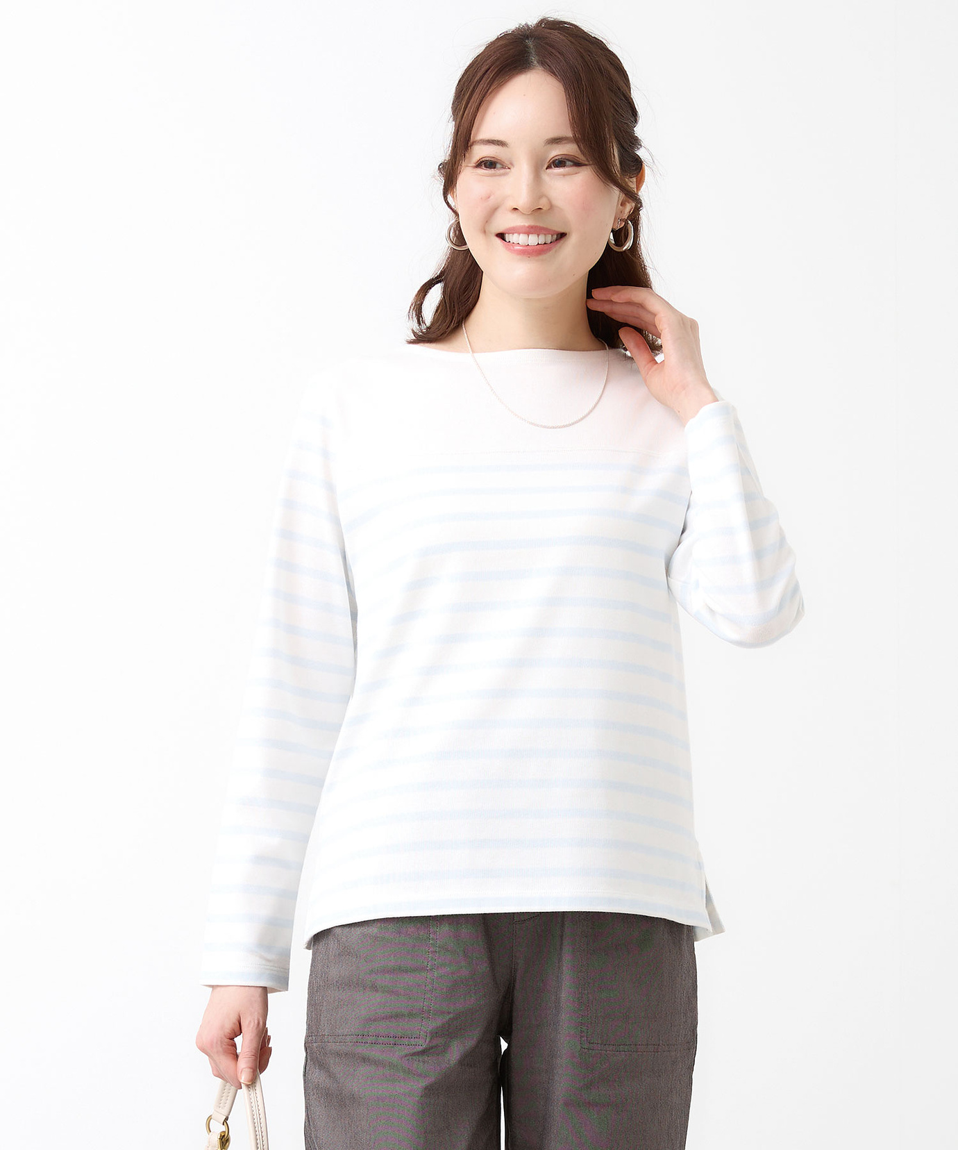 レディース 天竺 ボーダー Tシャツ通販 [0202-62250] - クロコダイル