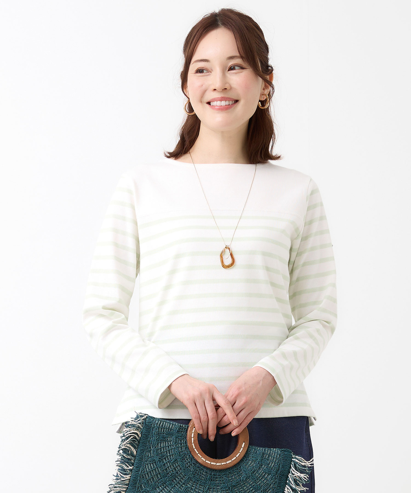 レディース 天竺 ボーダー Tシャツ通販 [0202-62250] - クロコダイル