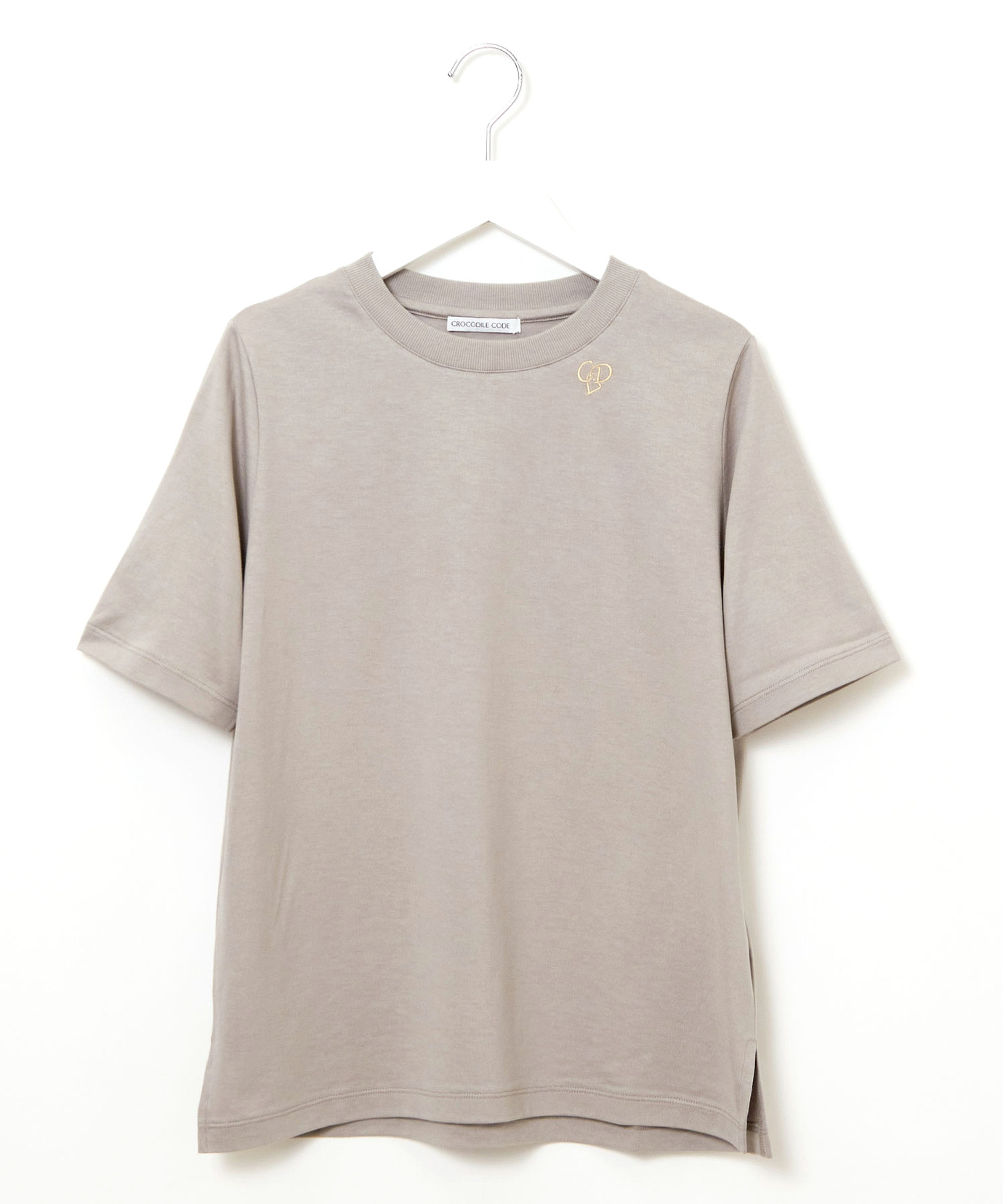 レディース ロゴ刺繍 半袖Tシャツ通販 [0202-64253] - クロコダイル