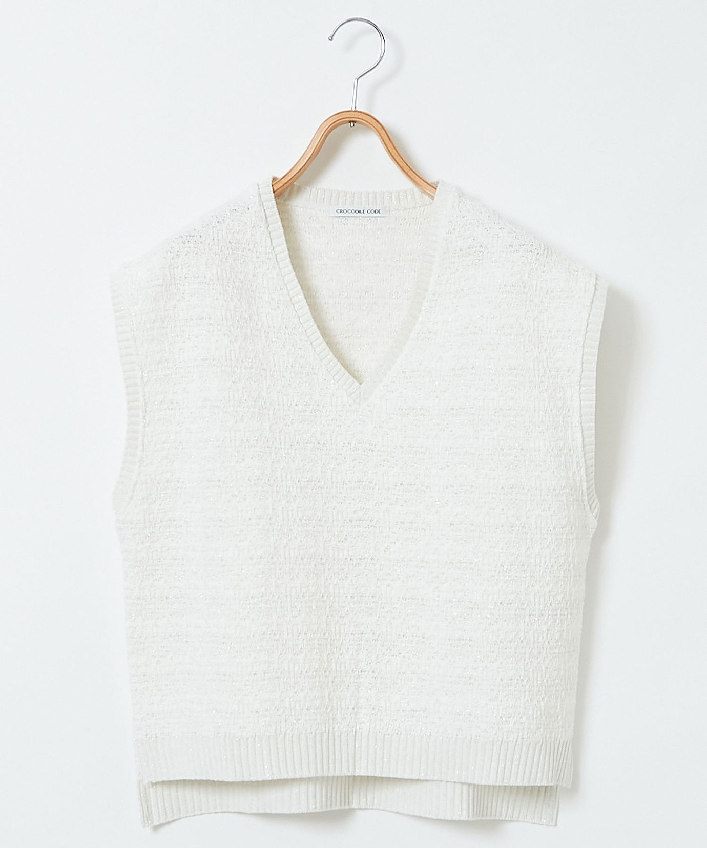 TFW49 ニットベスト ホワイト M TFW49 ニットベスト ホワイト M