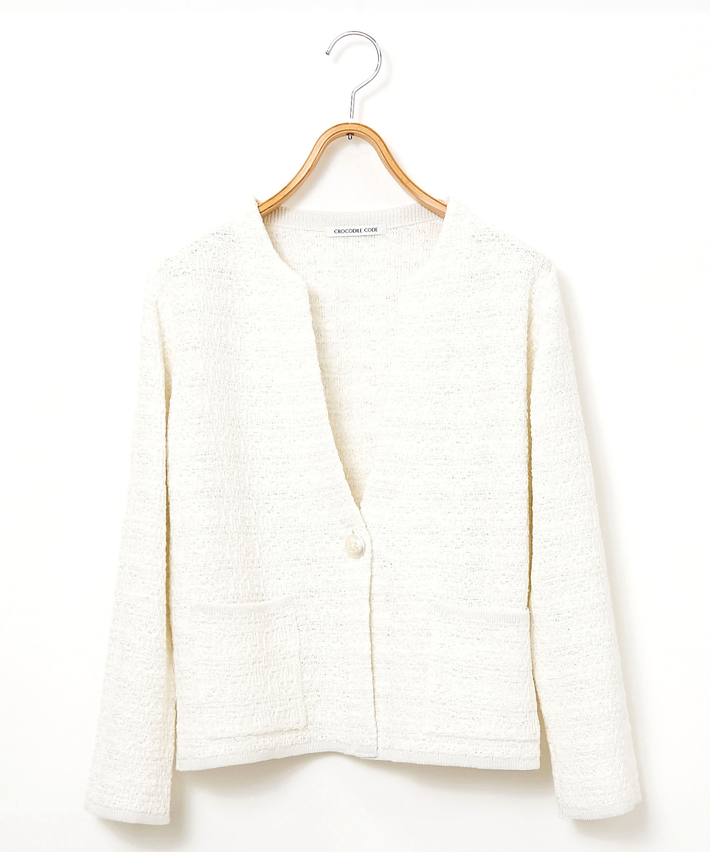 レディース ツイードライク ニット カーディガン通販 [0203-41353