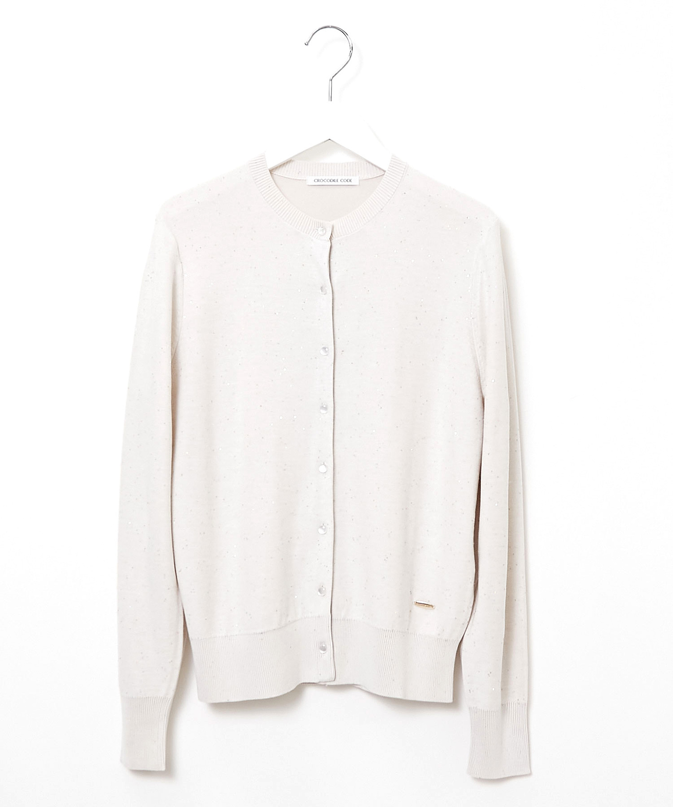 レディース スパンコール ニット カーディガン通販 [0203-51353