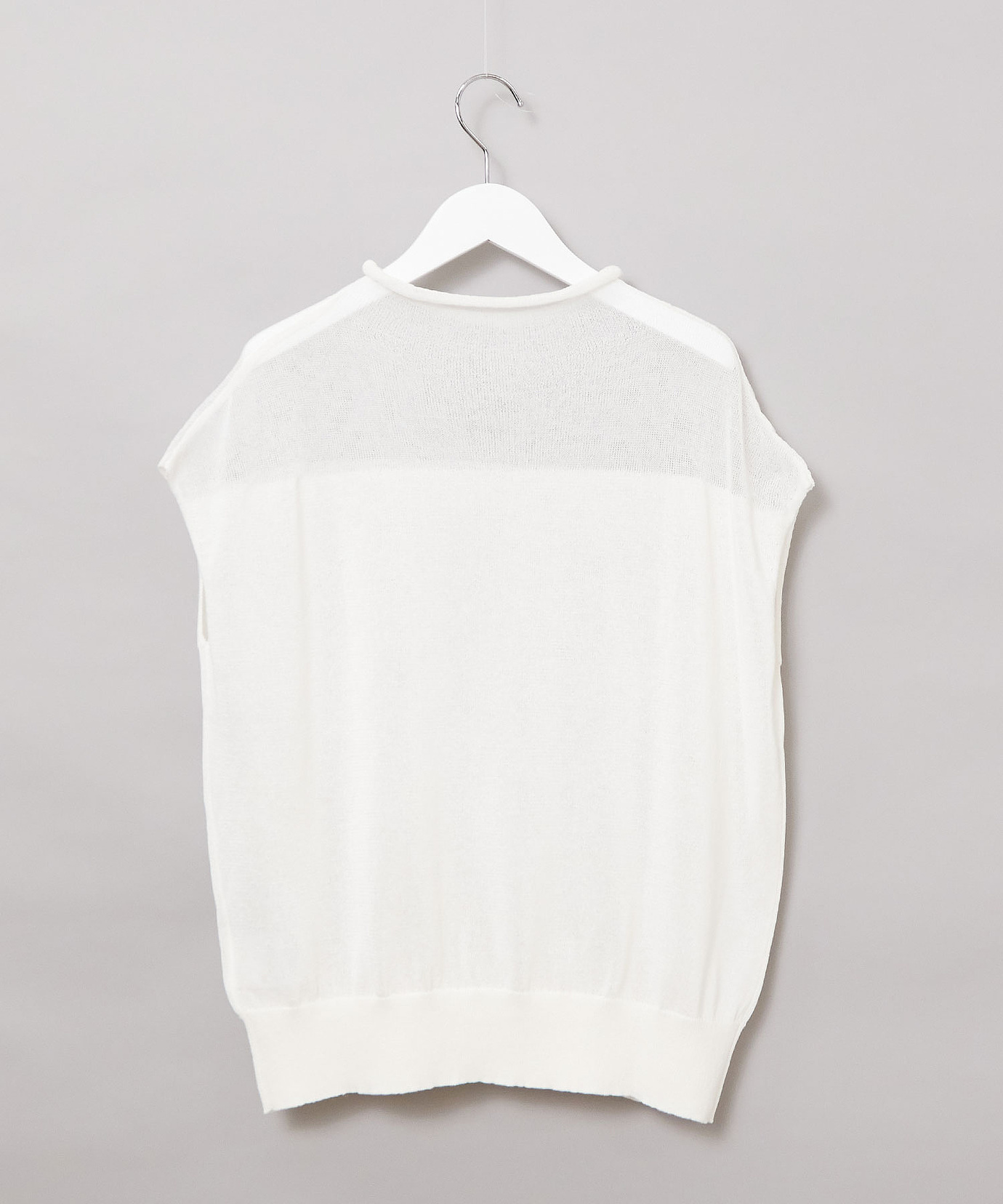 レディース シアー フレンチスリーブ ニット【一部店舗限定】通販