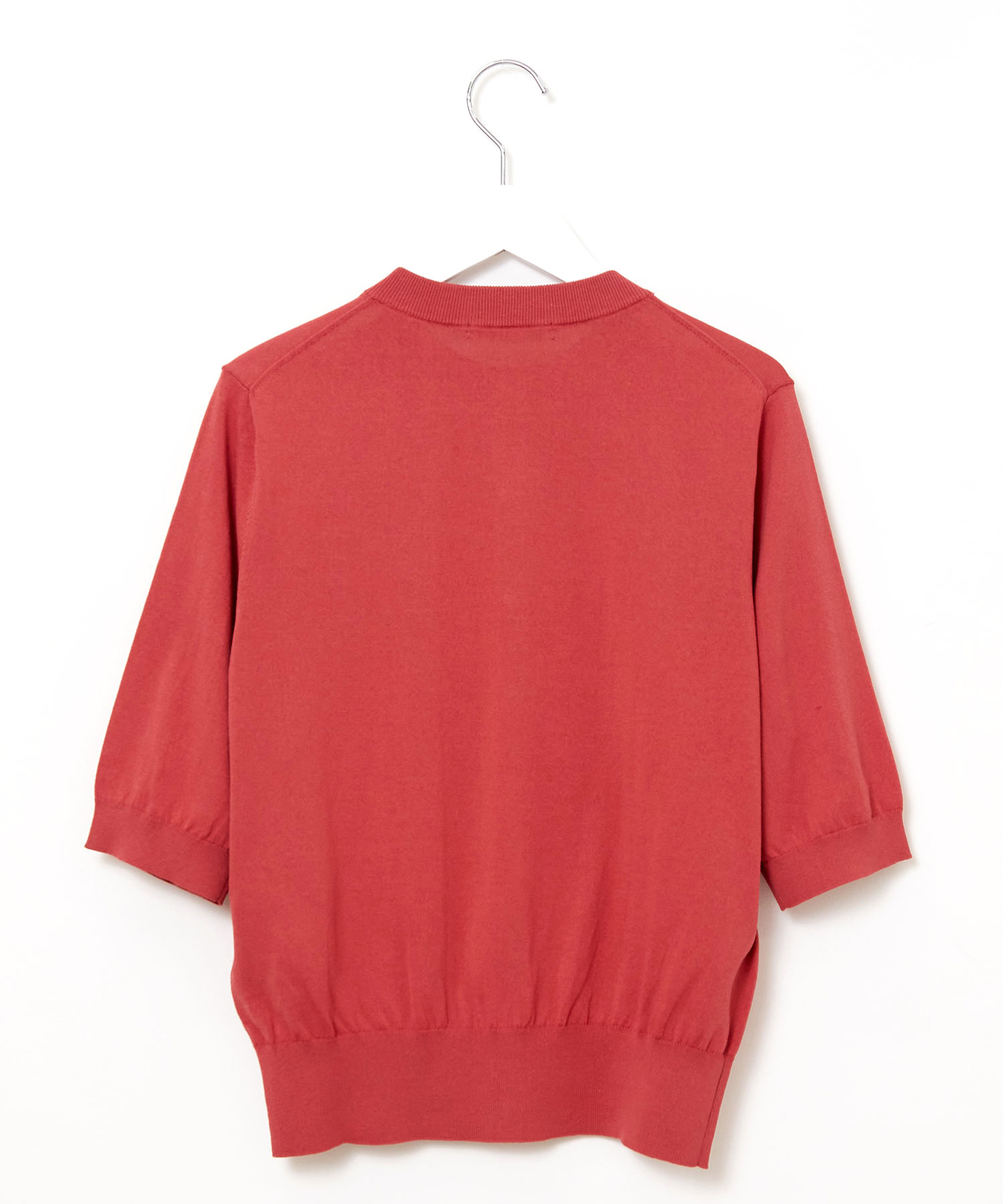 レディース コンパクトシルエット 五分袖 カーディガン【一部店舗限定