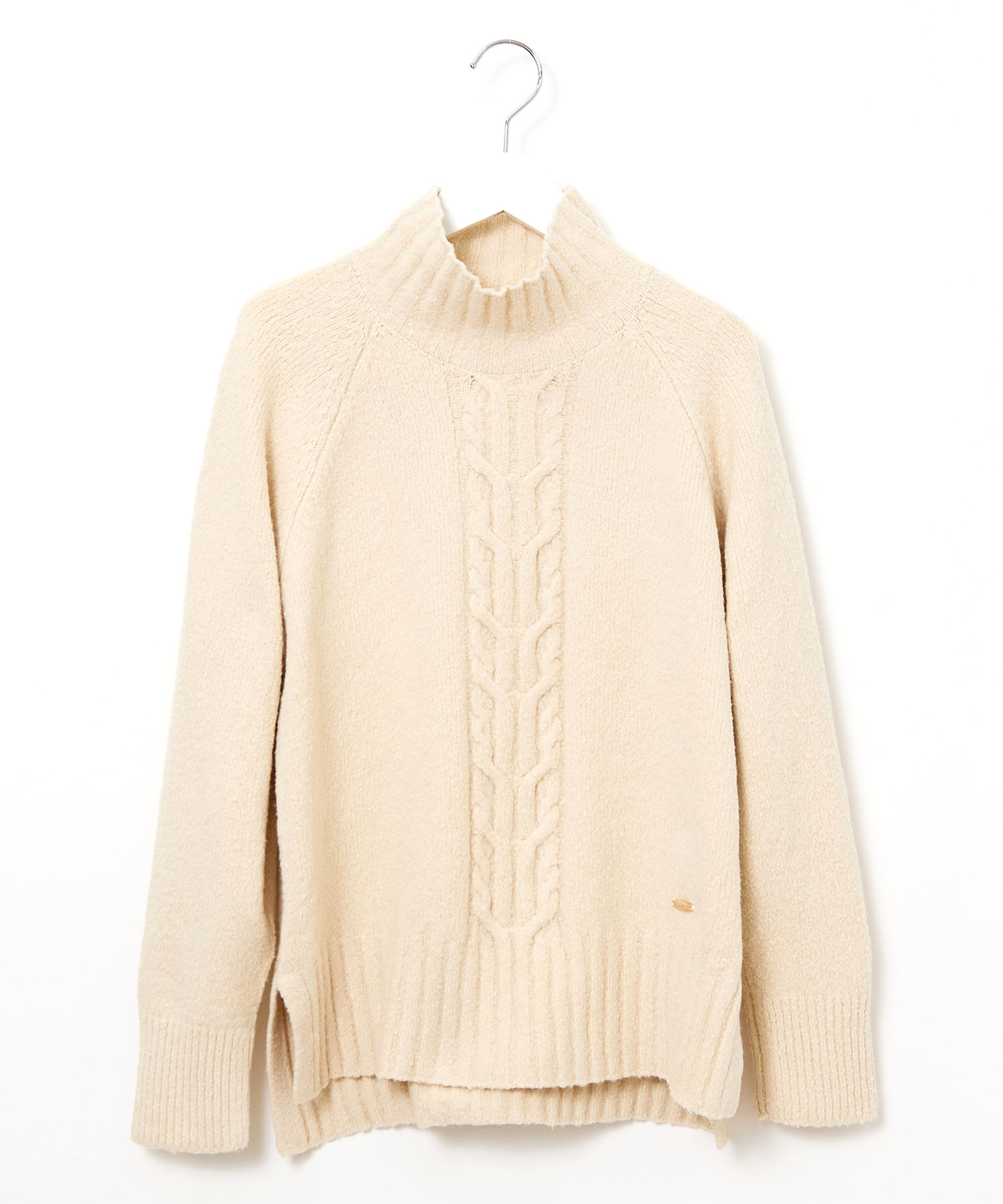 レディース ケーブル編み ハイネックニット【手洗いOK】通販 [0203