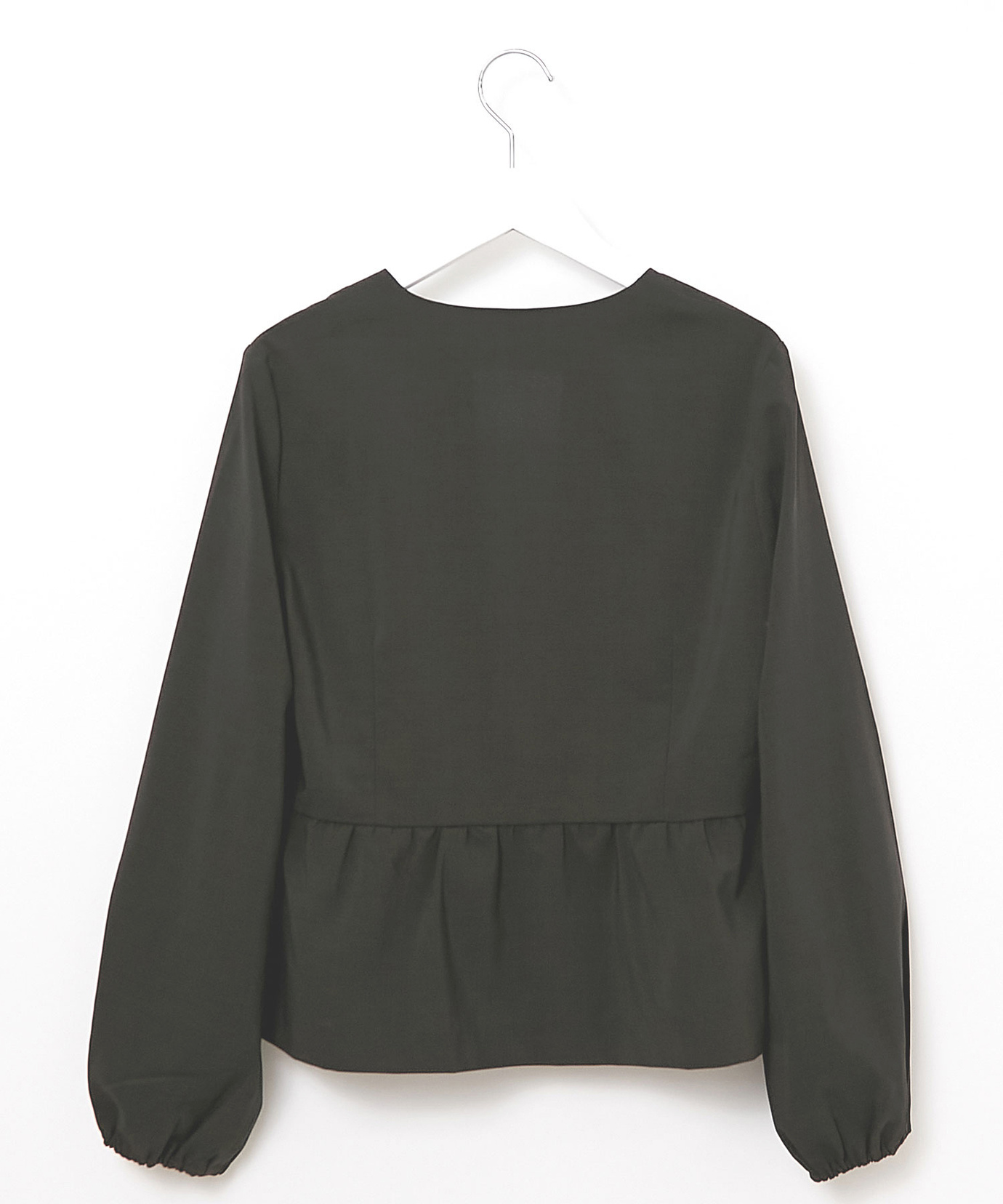 レディース リネンライク ペプラム ジャケット【手洗いOK】通販 [0204