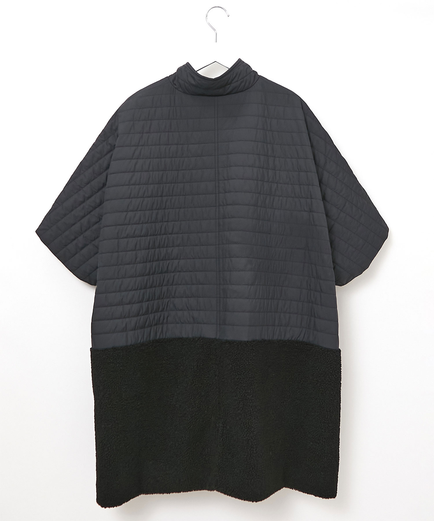 レディース ボア切り替え ポンチョ コート【一部店舗限定】通販 [0204