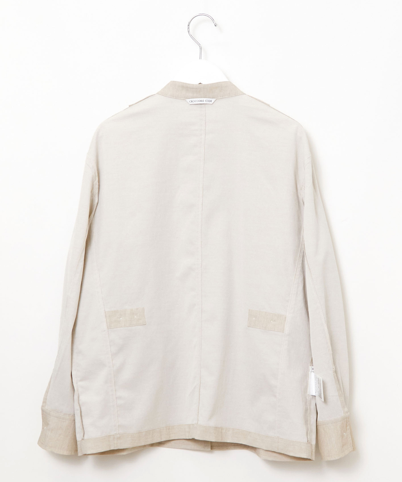 レディース リネンライク ミリタリー風 ジャケット通販 [0204-53450