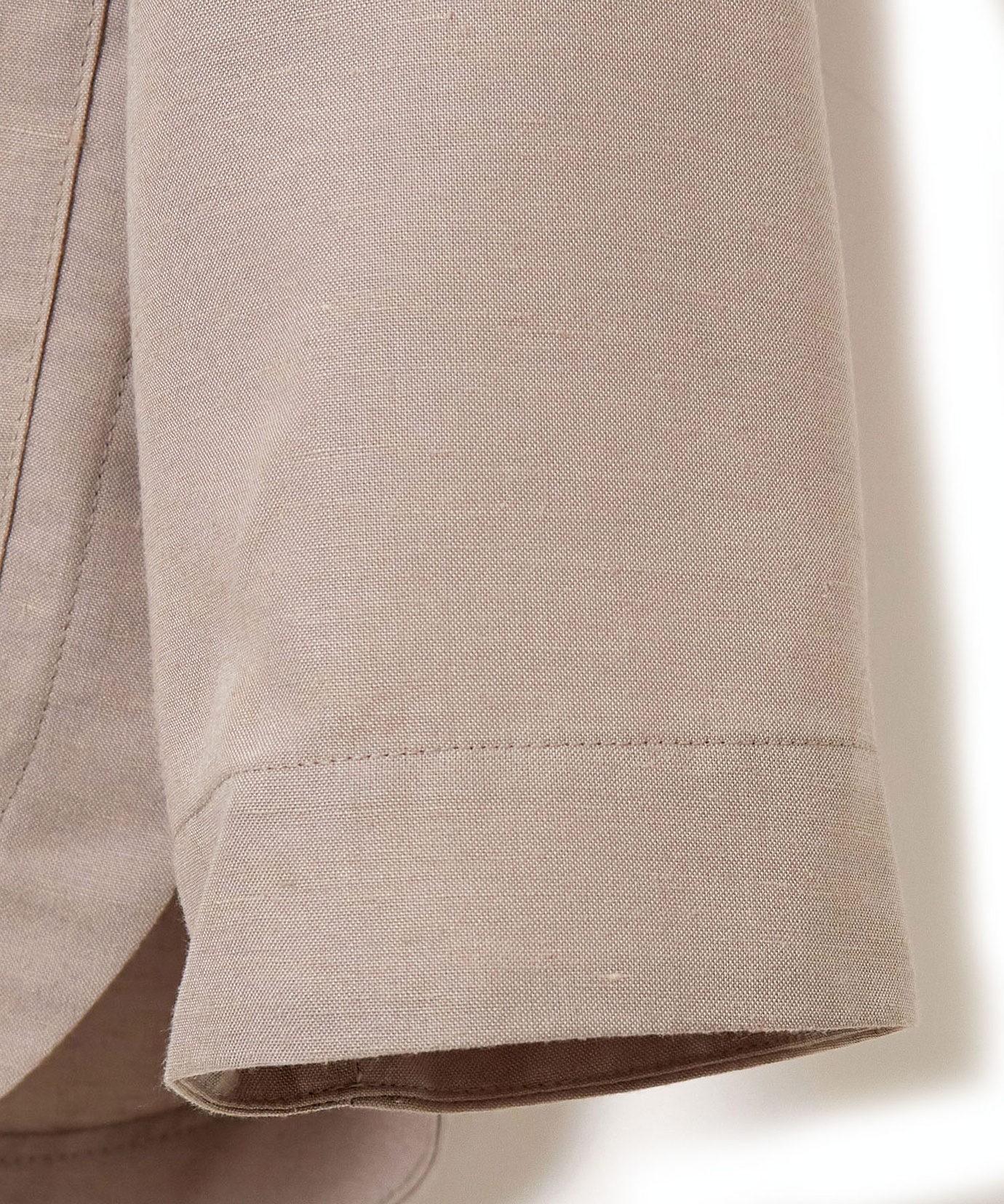 レディース リネンブレンド クルミボタン ジャケット【一部店舗限定