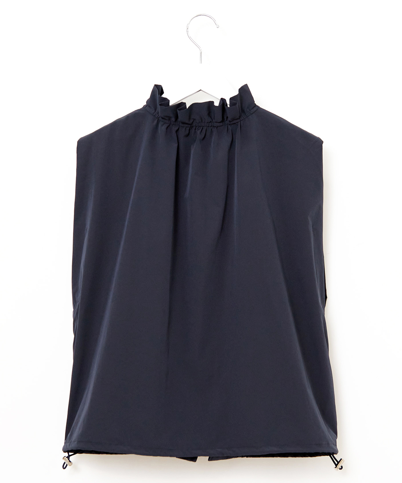 レディース ギャザー ブルゾン ジレ 【手洗いOK】通販 [0204-53454