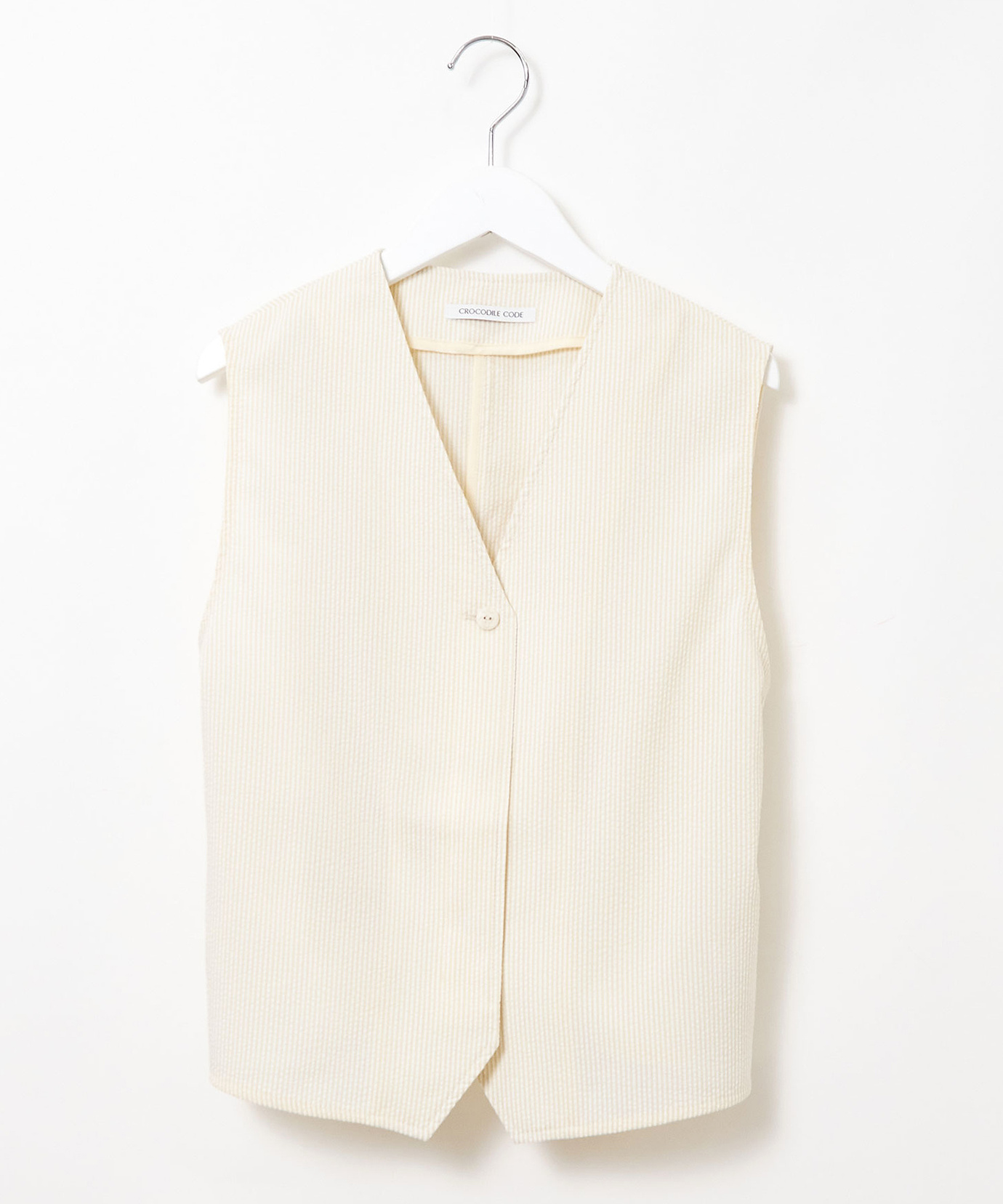 レディース Vネック ショート ジレ【一部店舗限定】通販 [0204-53455