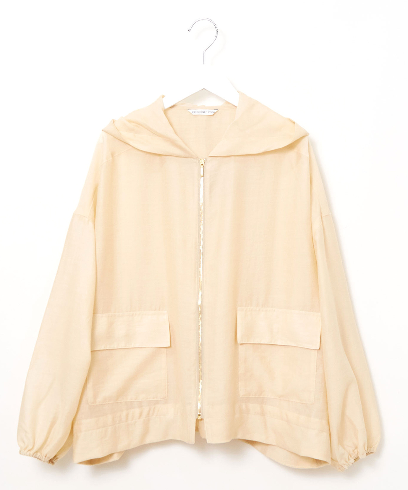 レディース フーディー シアー ブルゾン通販 [0204-53456