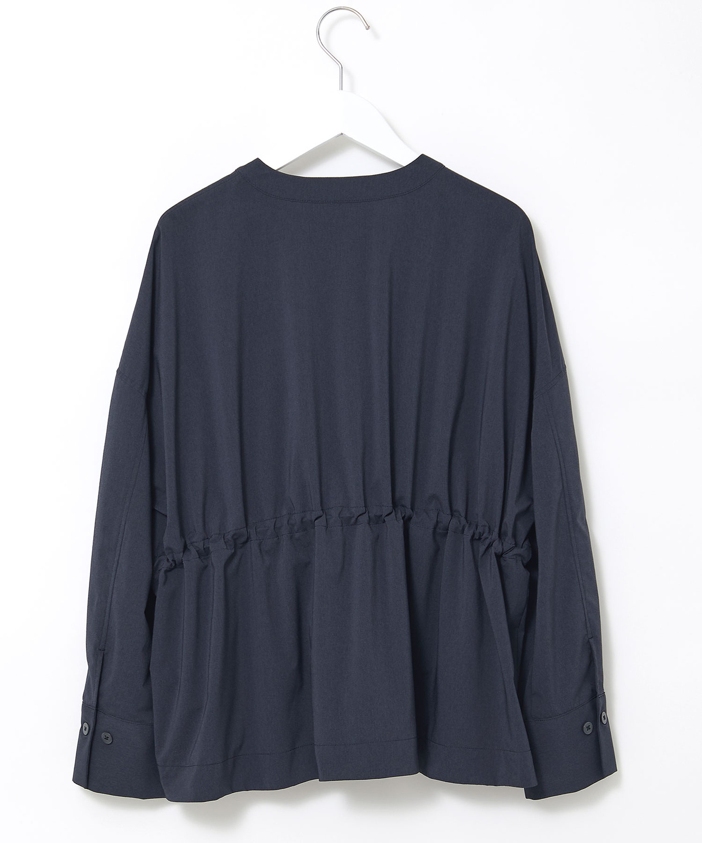 ✨美品✨SACRA　ギャザーブルゾン　裾フリル　ネイビー　38 レディース ラッカン ウエストギャザー ブルゾン通販 [0204-55450