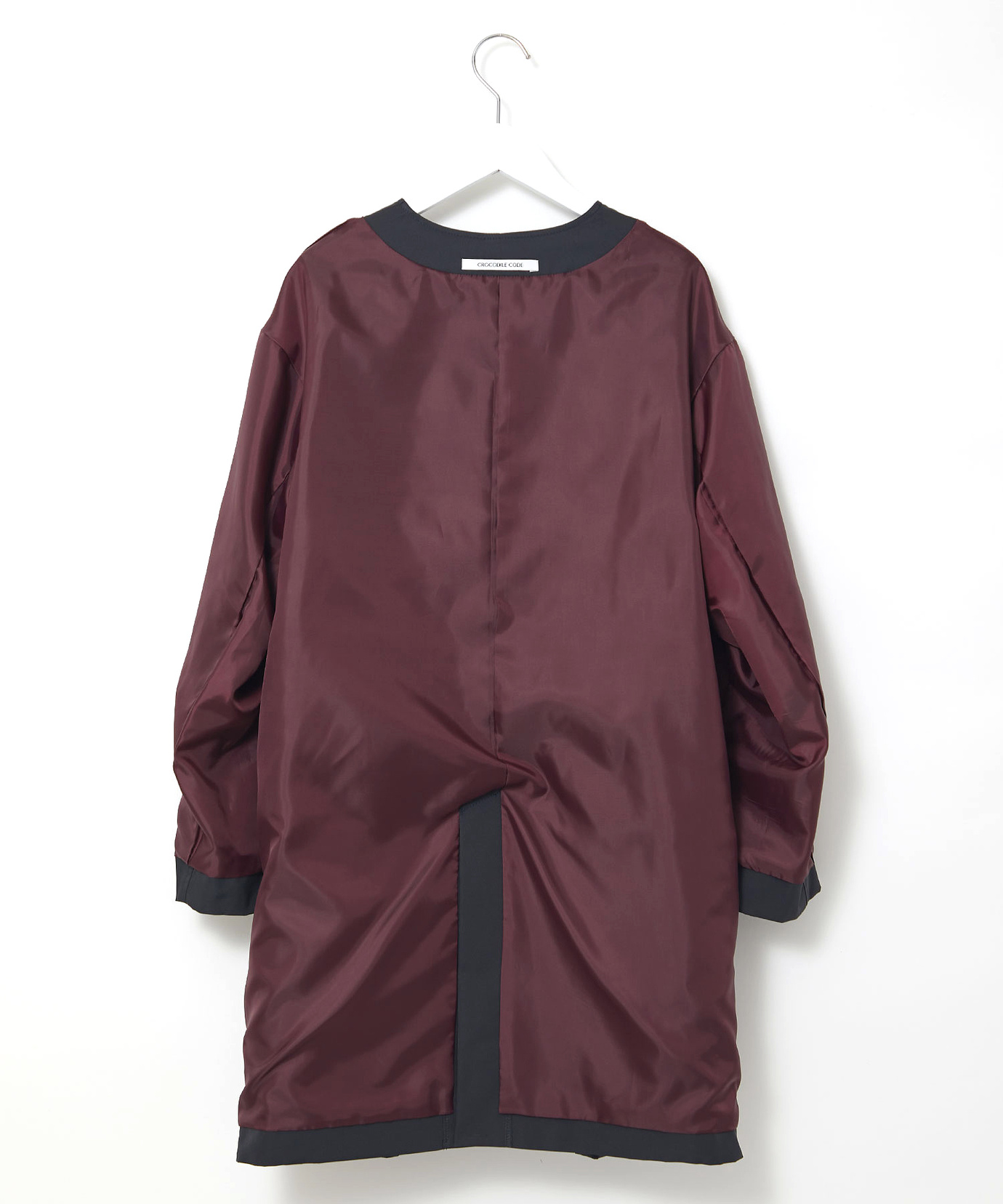 レディース メタルボタン ノーカラー コート通販 [0204-55453