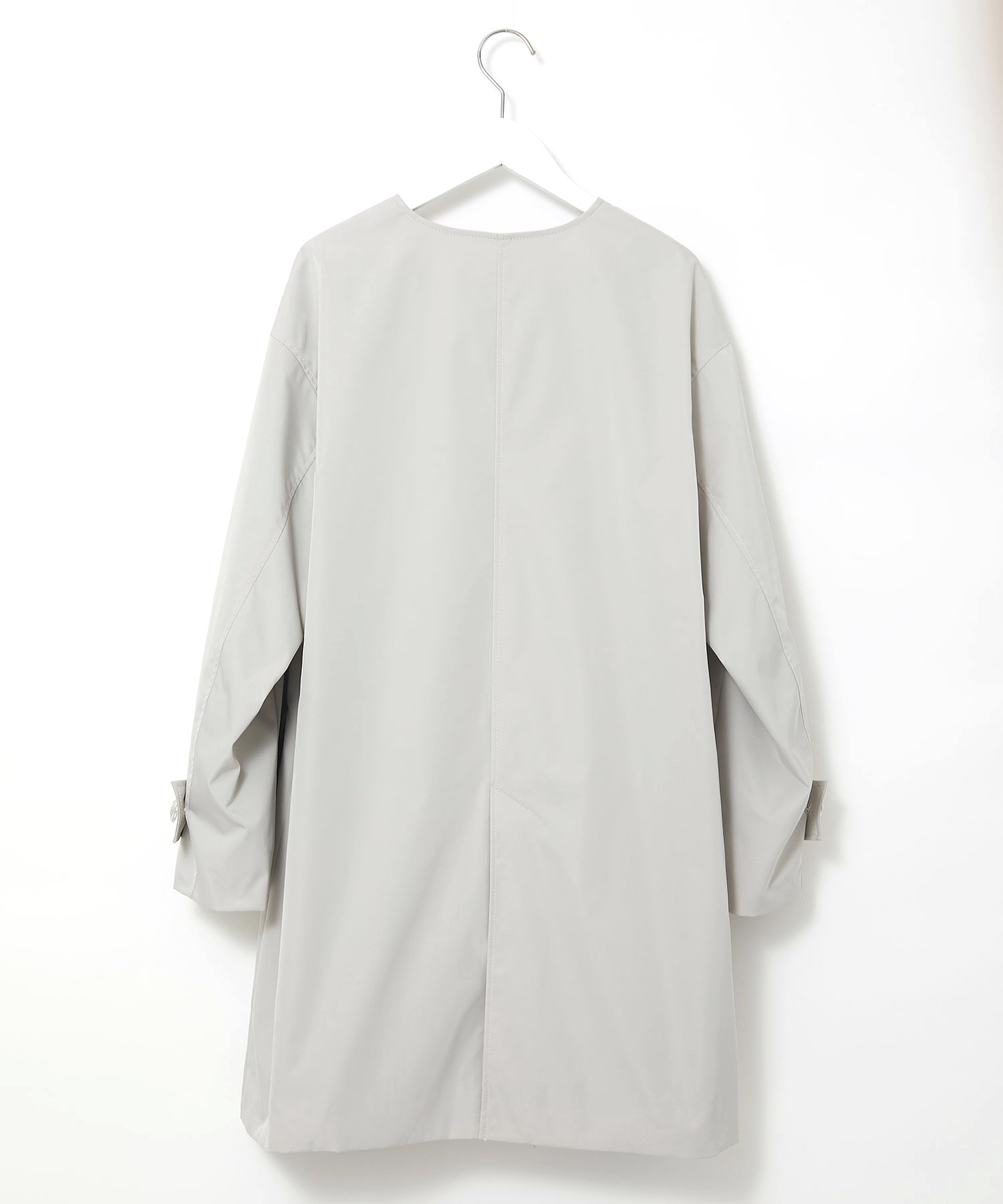 レディース メタルボタン ノーカラー コート通販 [0204-55453