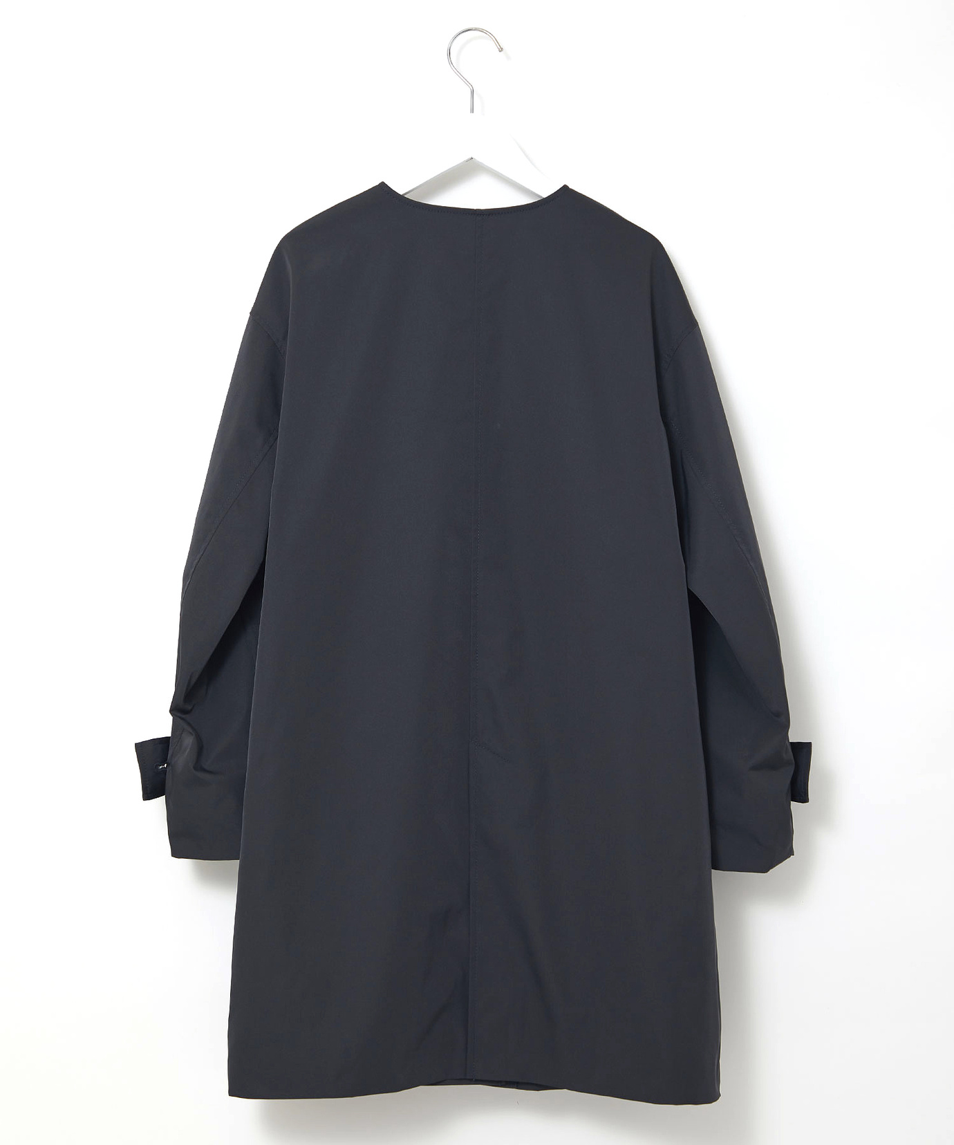 レディース メタルボタン ノーカラー コート通販 [0204-55453