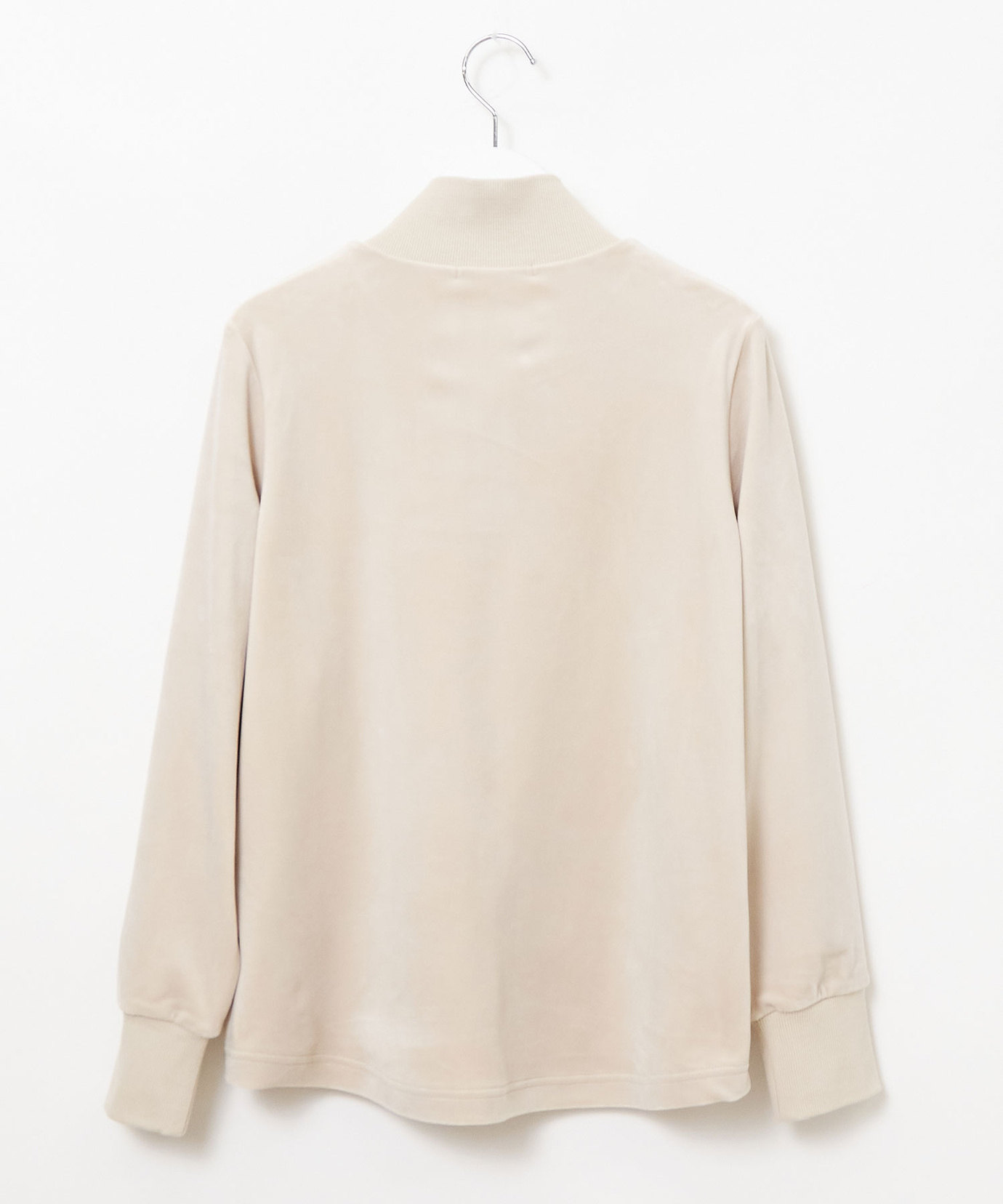 レディース ベロアフリース ハイネック ブルゾン通販 [0204-55458