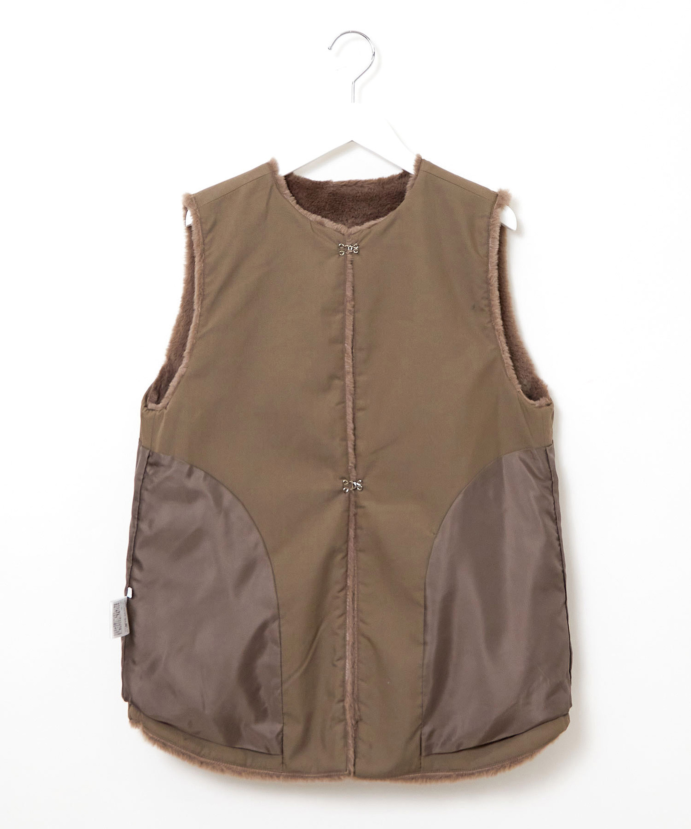 レディース フェイクファー ベスト通販 [0204-56451] - クロコダイル