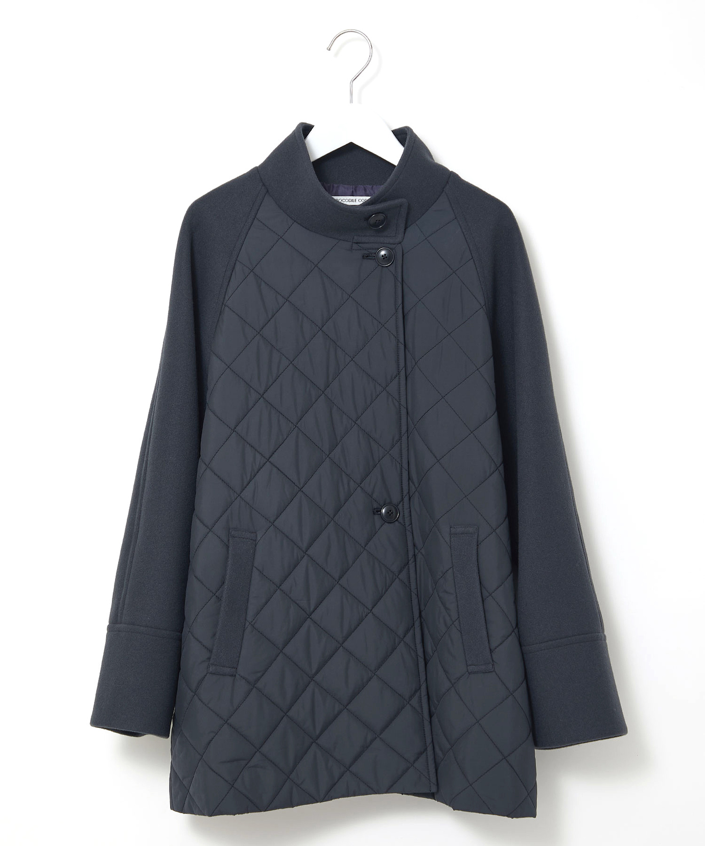 レディース 異素材 中綿キルティング ジャケット通販 [0204-57452