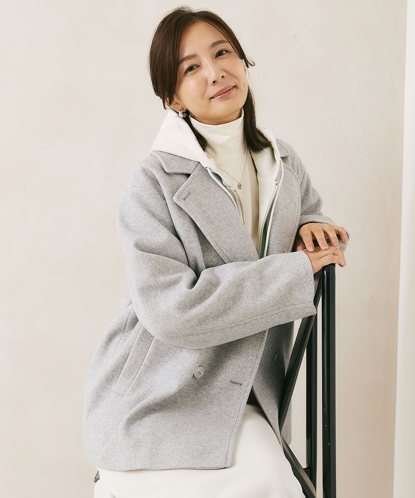 レディース メルトン ピーコート通販 [0204-57455] - クロコダイル