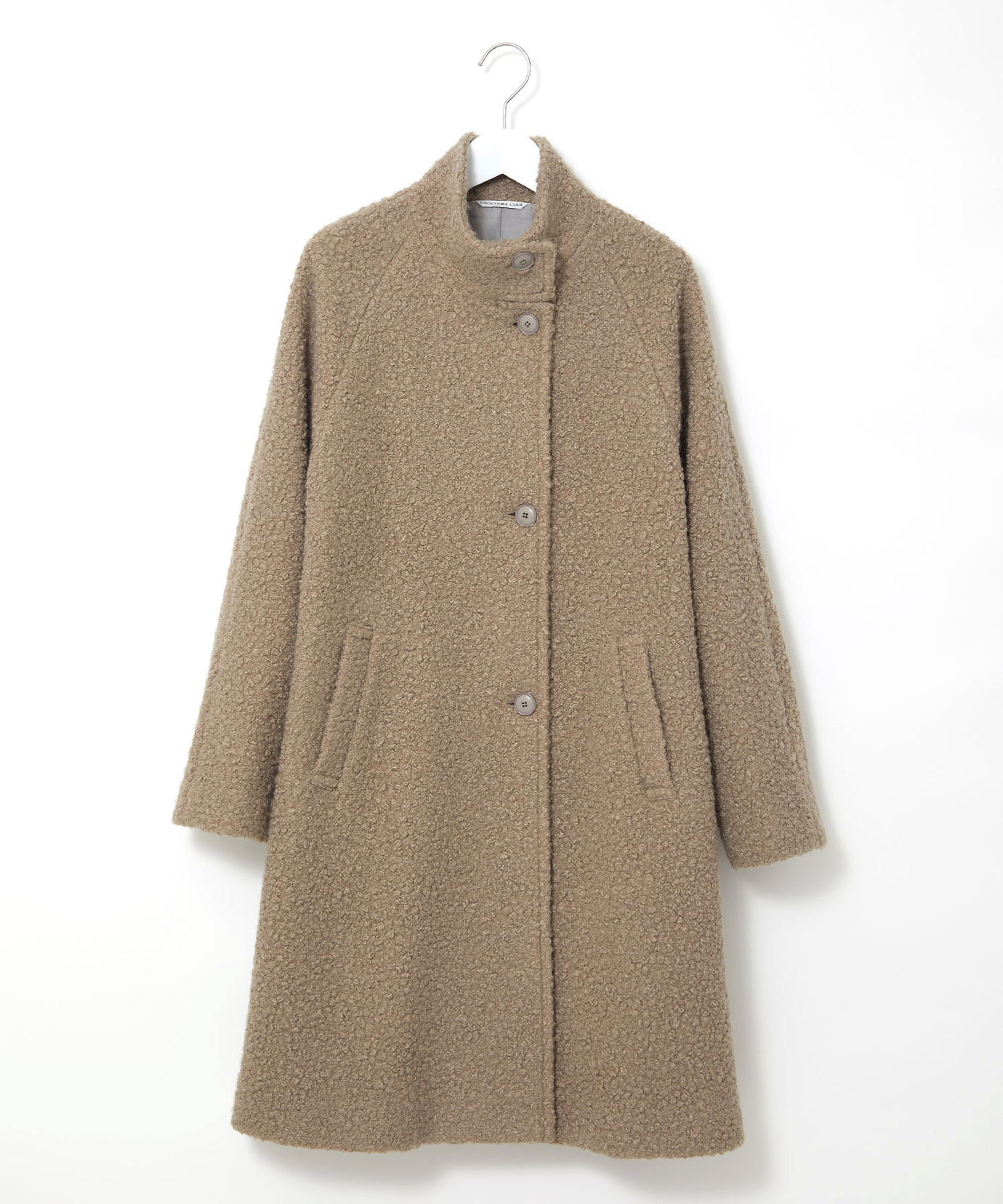 【新品未使用】クロコダイル　SwitchMotionスタンドカラーコート レディース スウィッチモーション クロコダイル(SWITCH MOTION