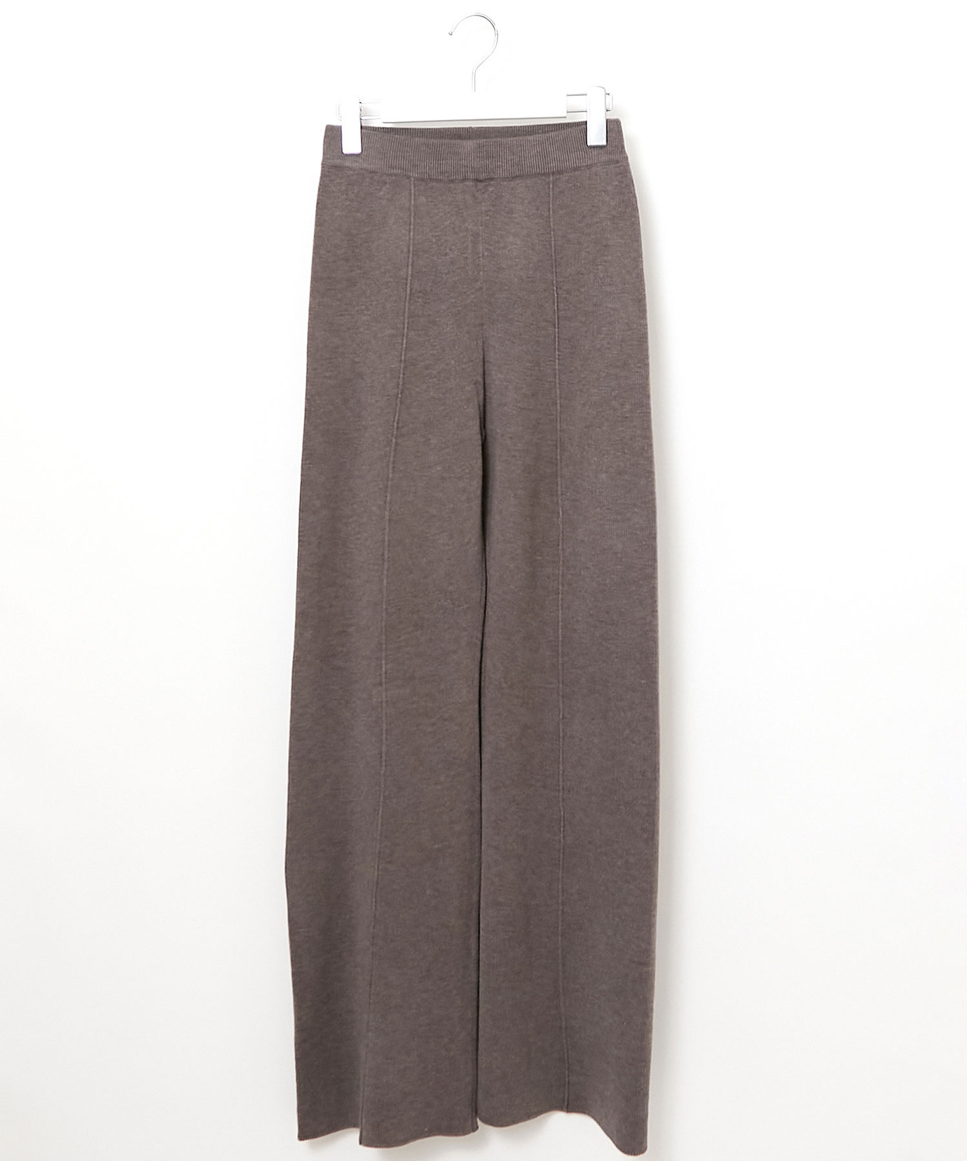 レディース ニット ピンタック パンツ【手洗いOK】【一部店舗限定