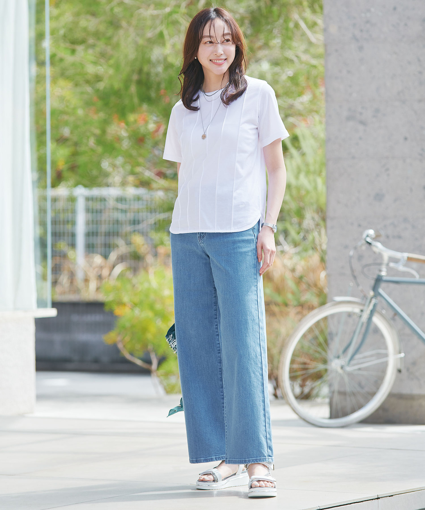 レディース セミワイド デニム パンツ【EDWIN別注】通販 [0205-53550