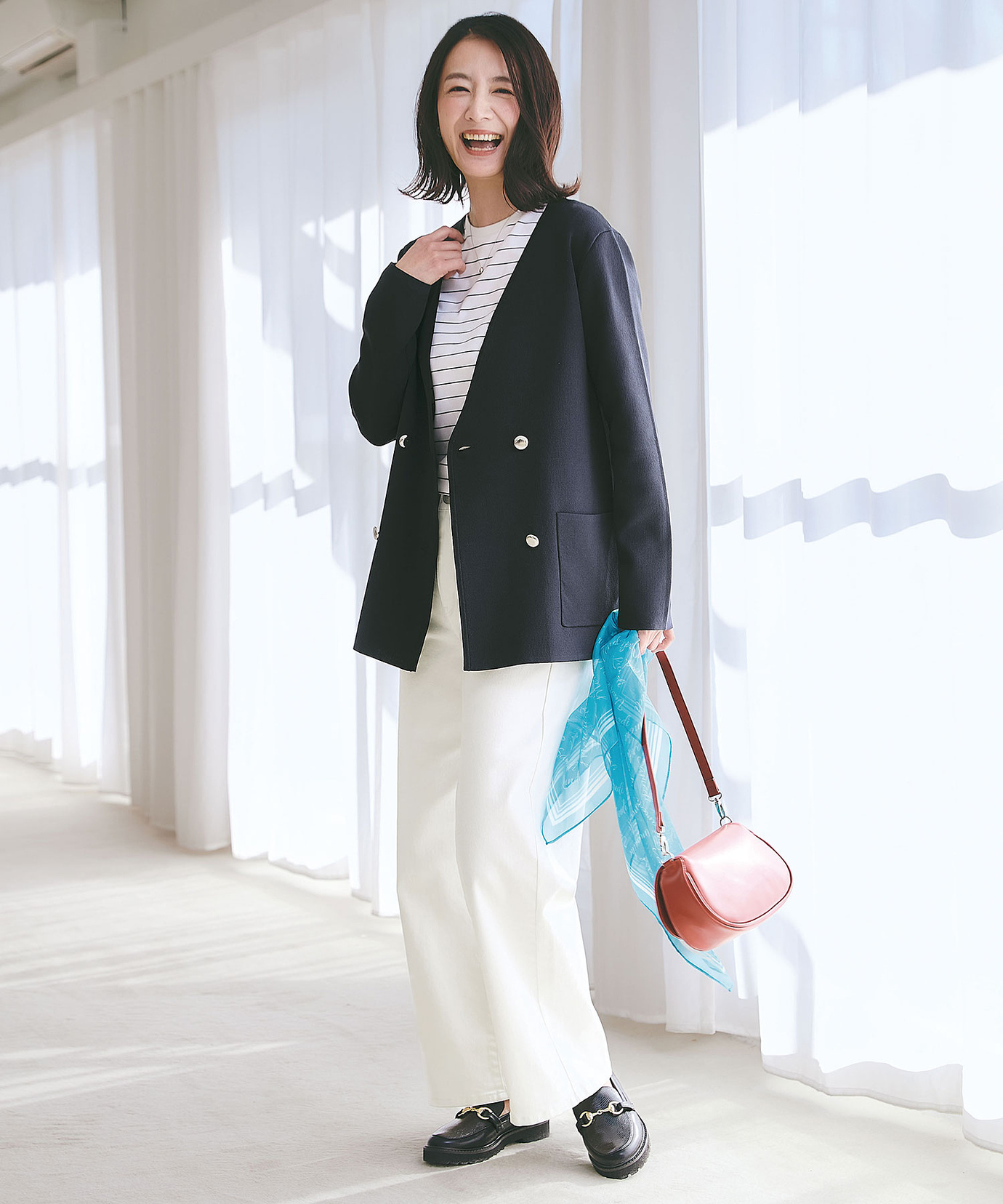 【美品】【★今だけ値下げ中】 theoryluxeホワイトデニム レディース セミワイド ホワイト デニムパンツ【EDWIN別注】通販 [0205