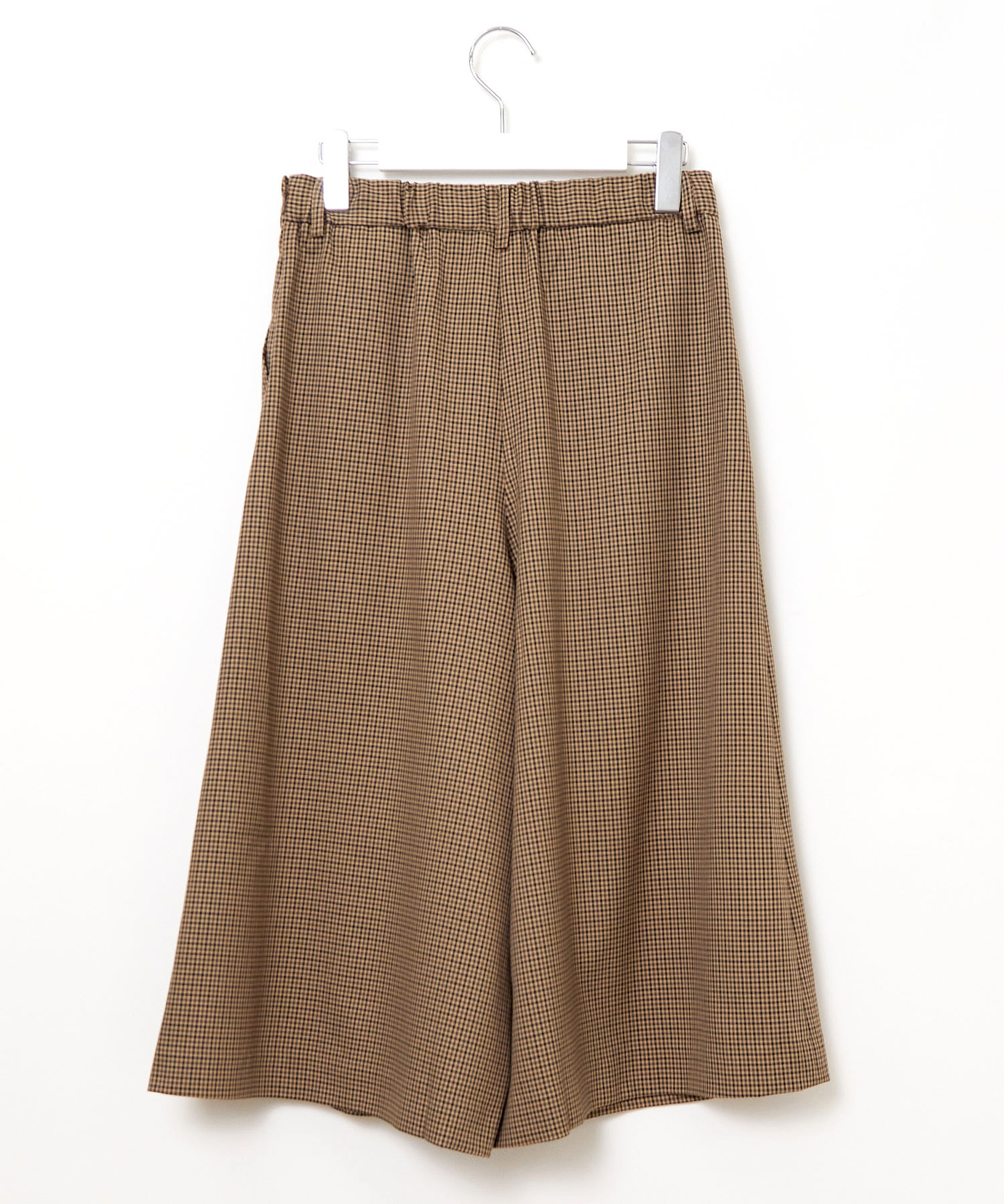 ベージュ プリーツ入りキュロット 激安ファッション - ベージュ プリーツ入りキュロット W119326901