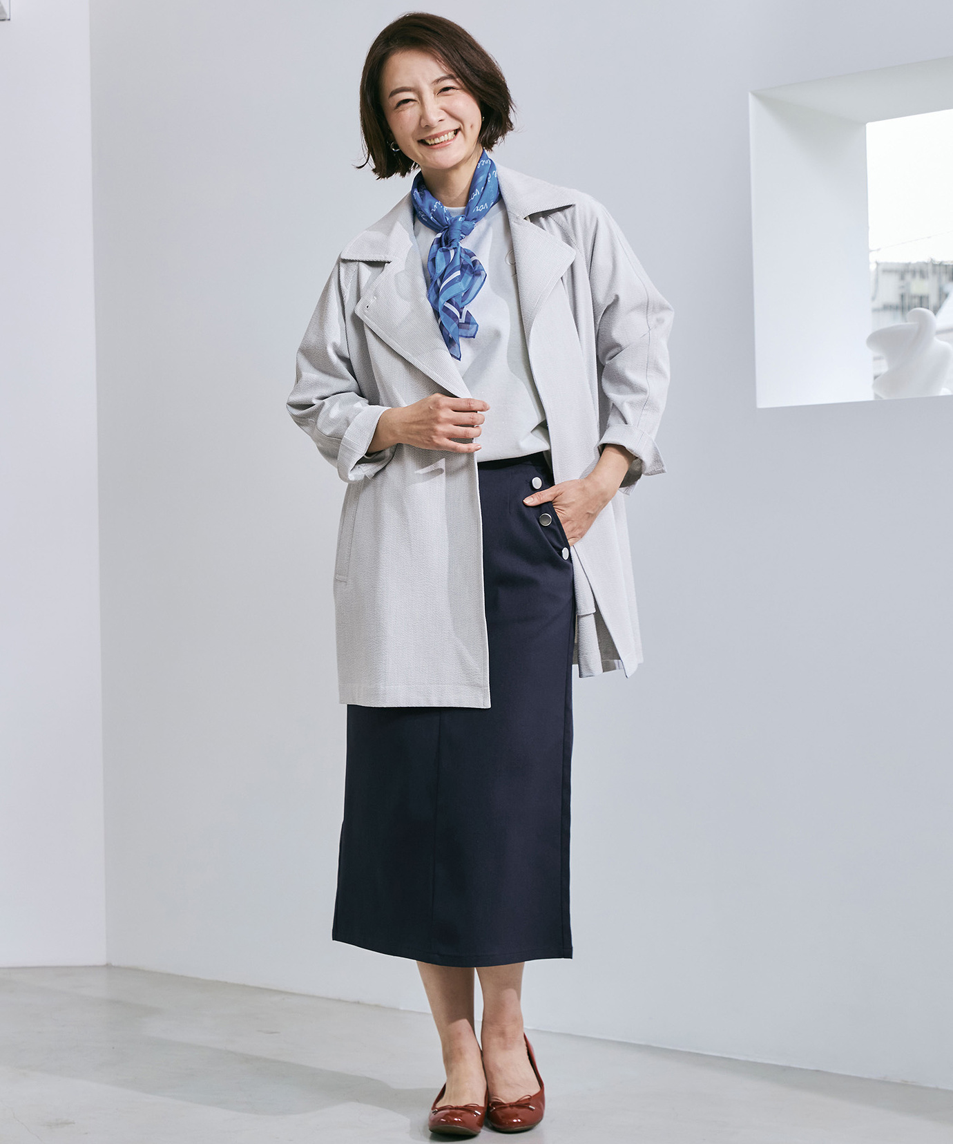 レディース メタルボタン マリンスカート通販 [0206-61650