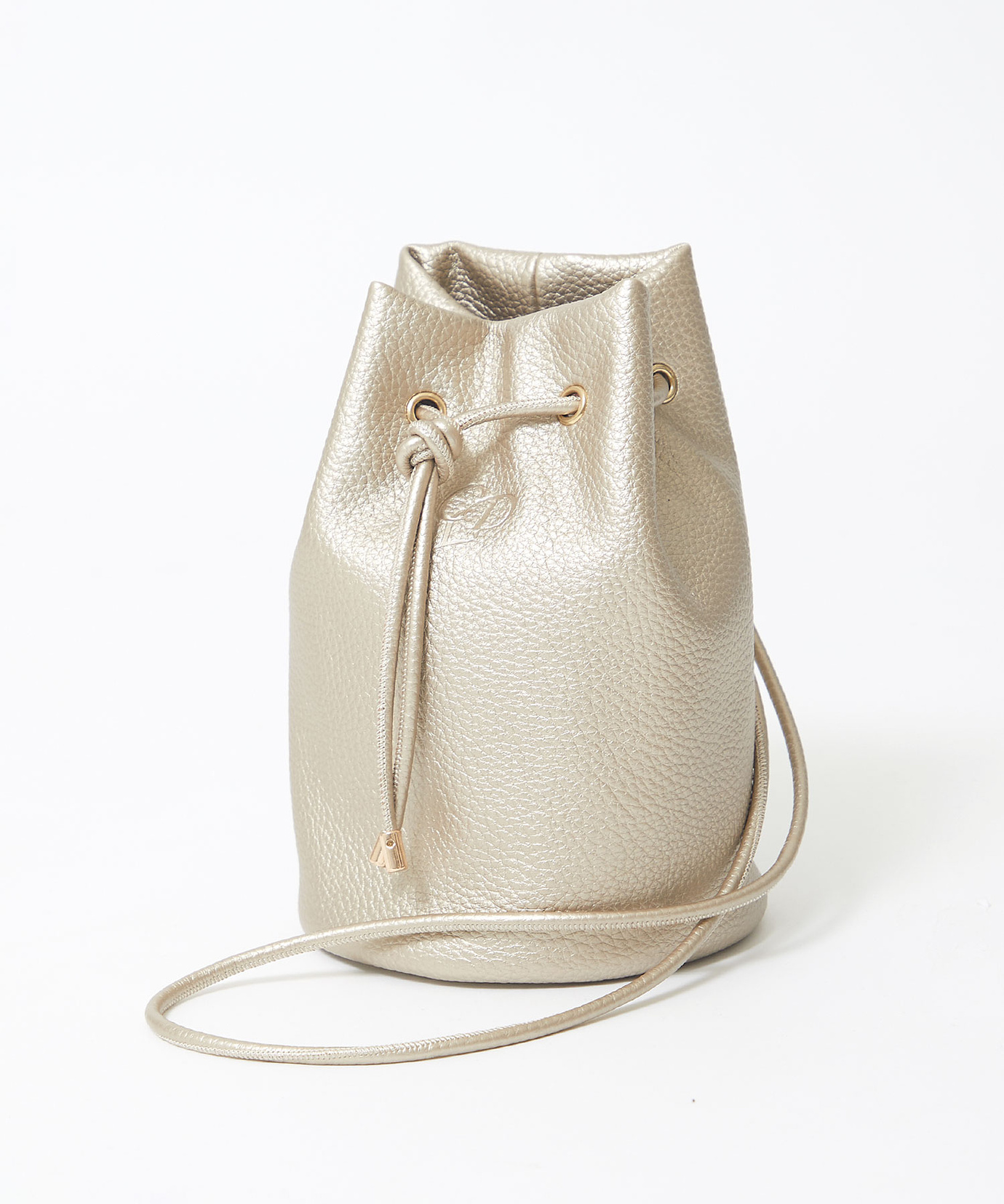 レディース メタリック 巾着 ショルダーバッグ通販 [0208-61850