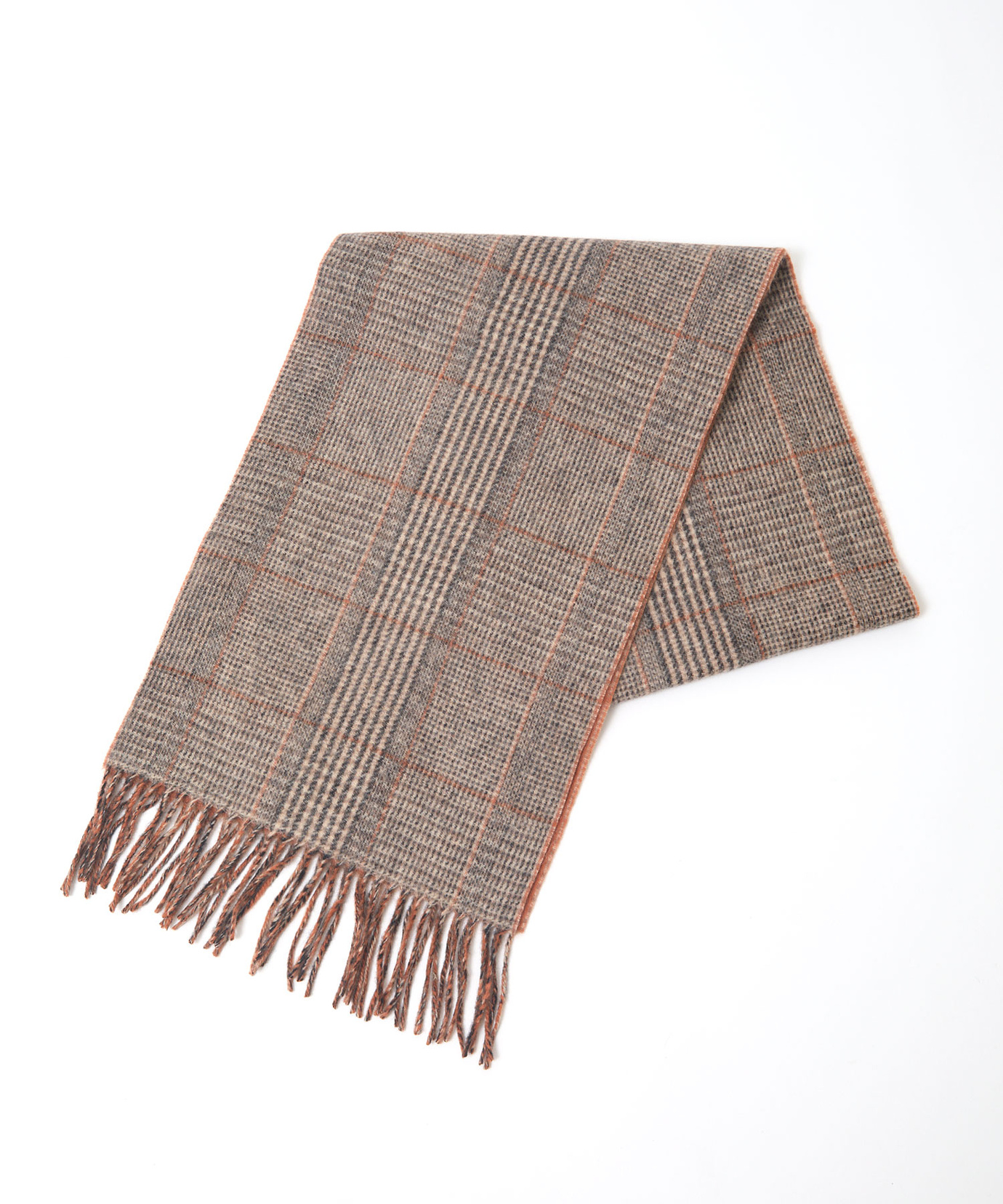 レディース カシミヤブレンド リバーシブル マフラー通販 [0219-55951