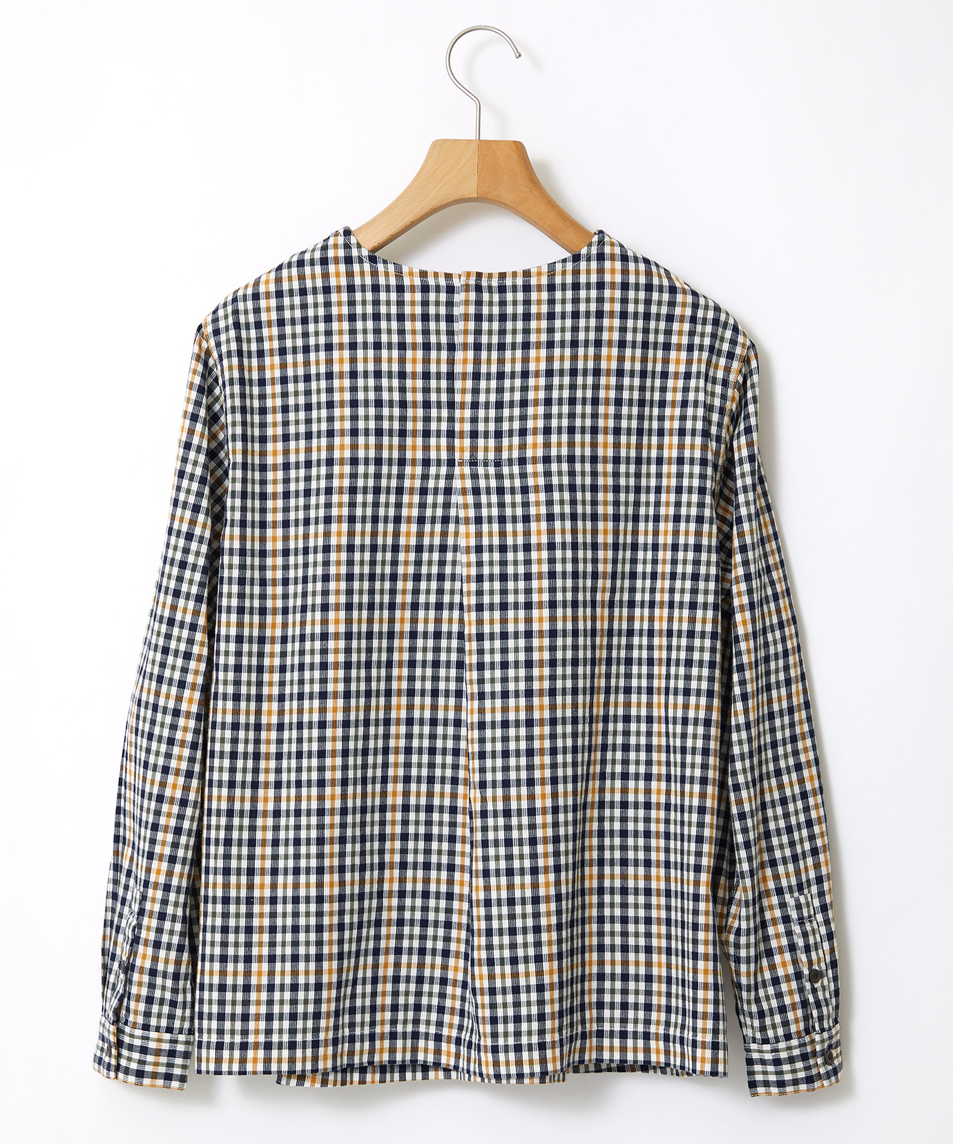 レディース クロコダイルタータンチェック プルオーバー ブラウス通販