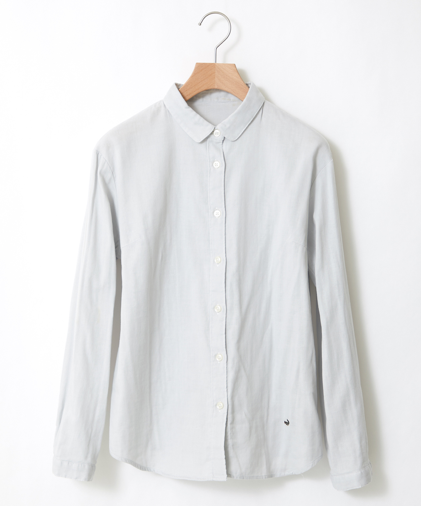 レディース オーガニックコットン ダブルガーゼ ブラウス【一部店舗