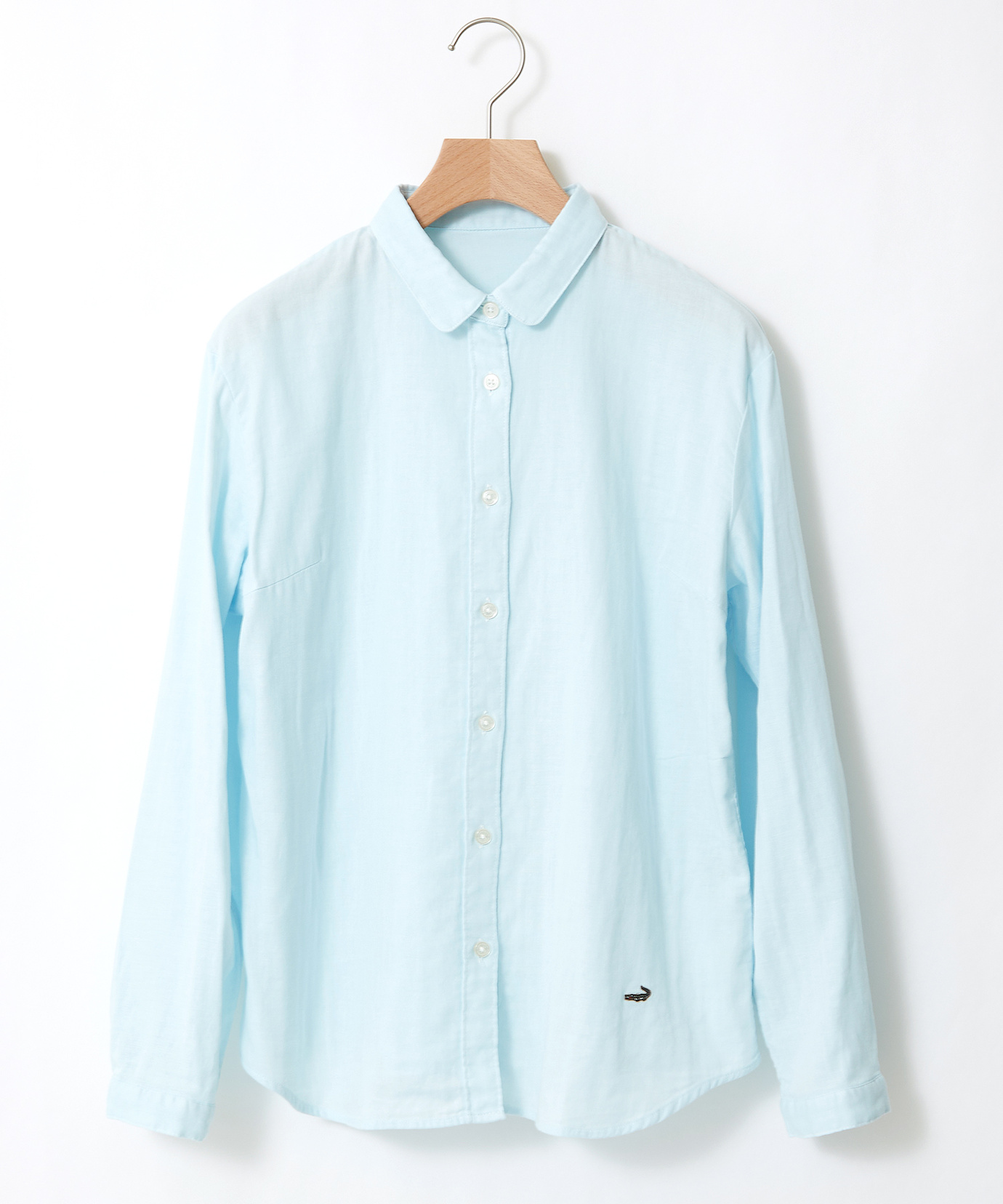 レディース オーガニックコットン ダブルガーゼ ブラウス【一部店舗