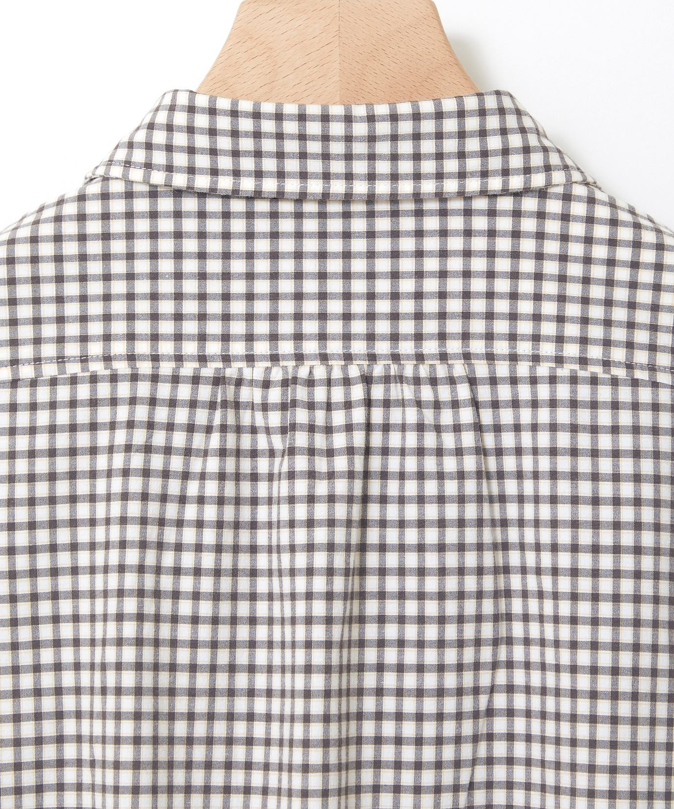 レディース ストレッチ ミニチェック ブラウス通販 [0301-45104