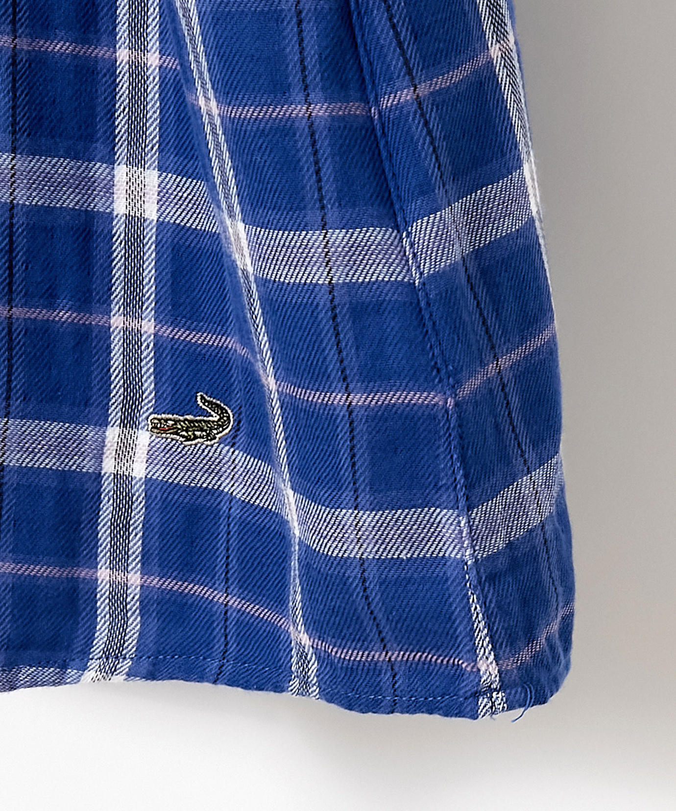 レディース ガーゼ チェック柄 ピンタック ブラウス通販 [0301-45112