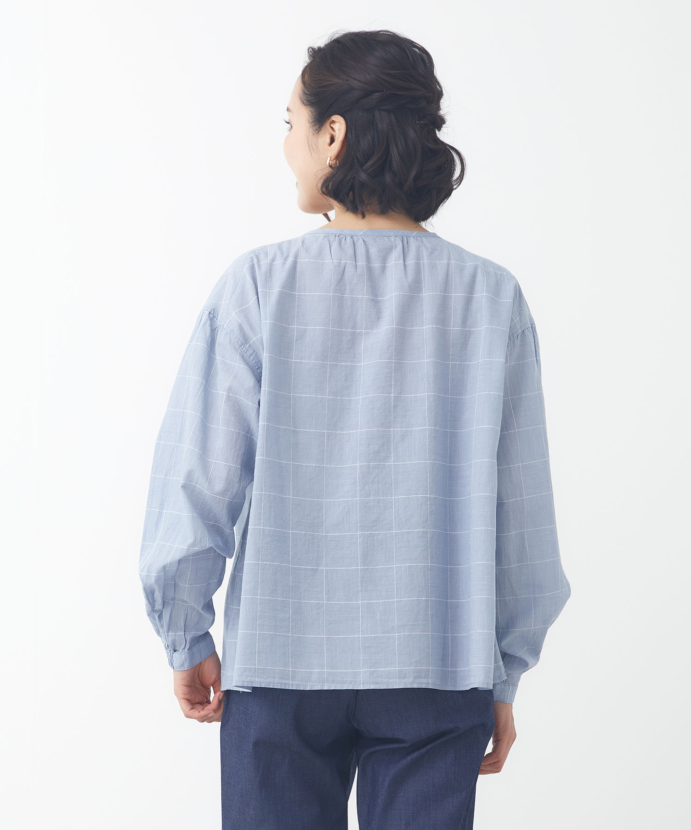 美品 24AW✨LOHEN SHOULDER TACK ブラウス 美品 24AW✨LOHEN SHOULDER 