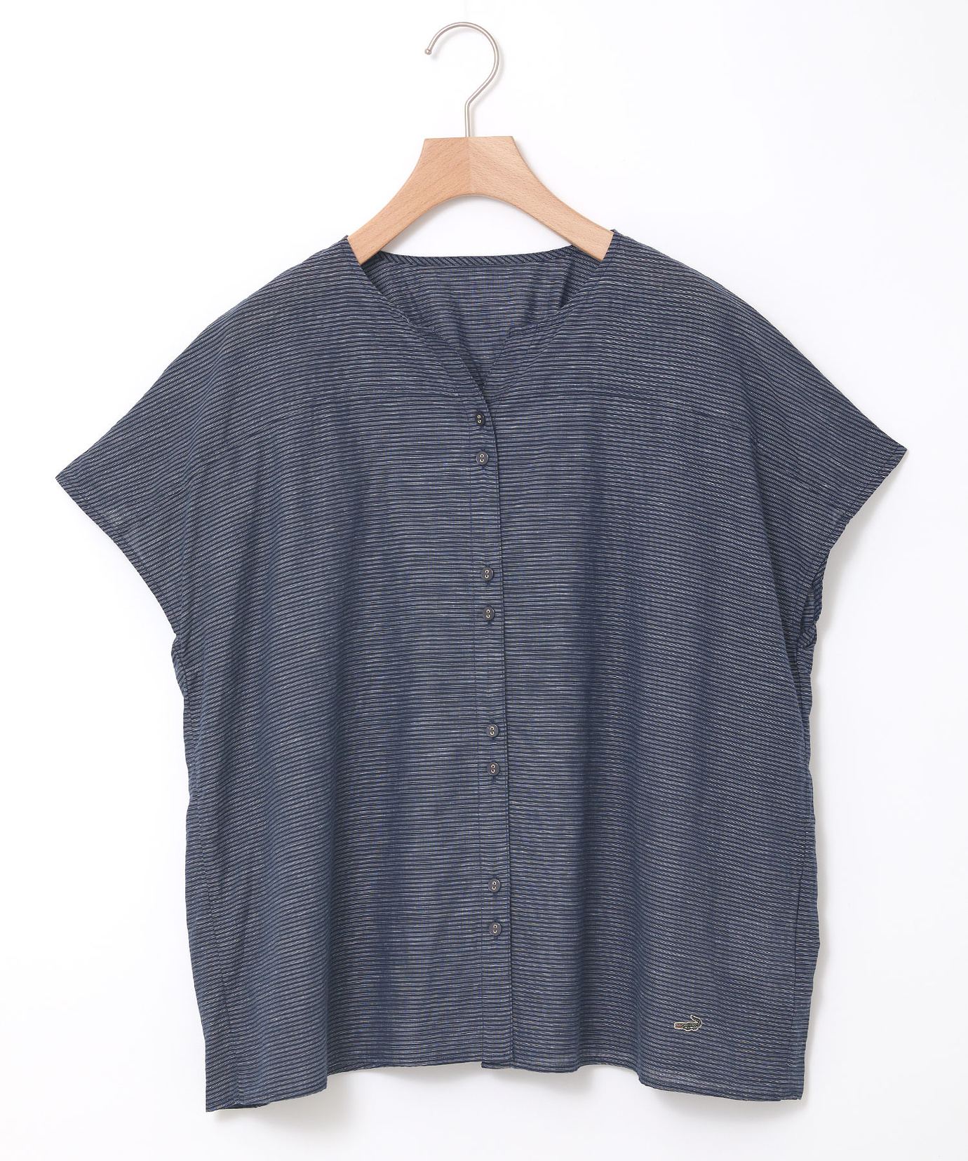 レディース スノーリネン キーホール ブラウス【接触冷感】通販 [0301