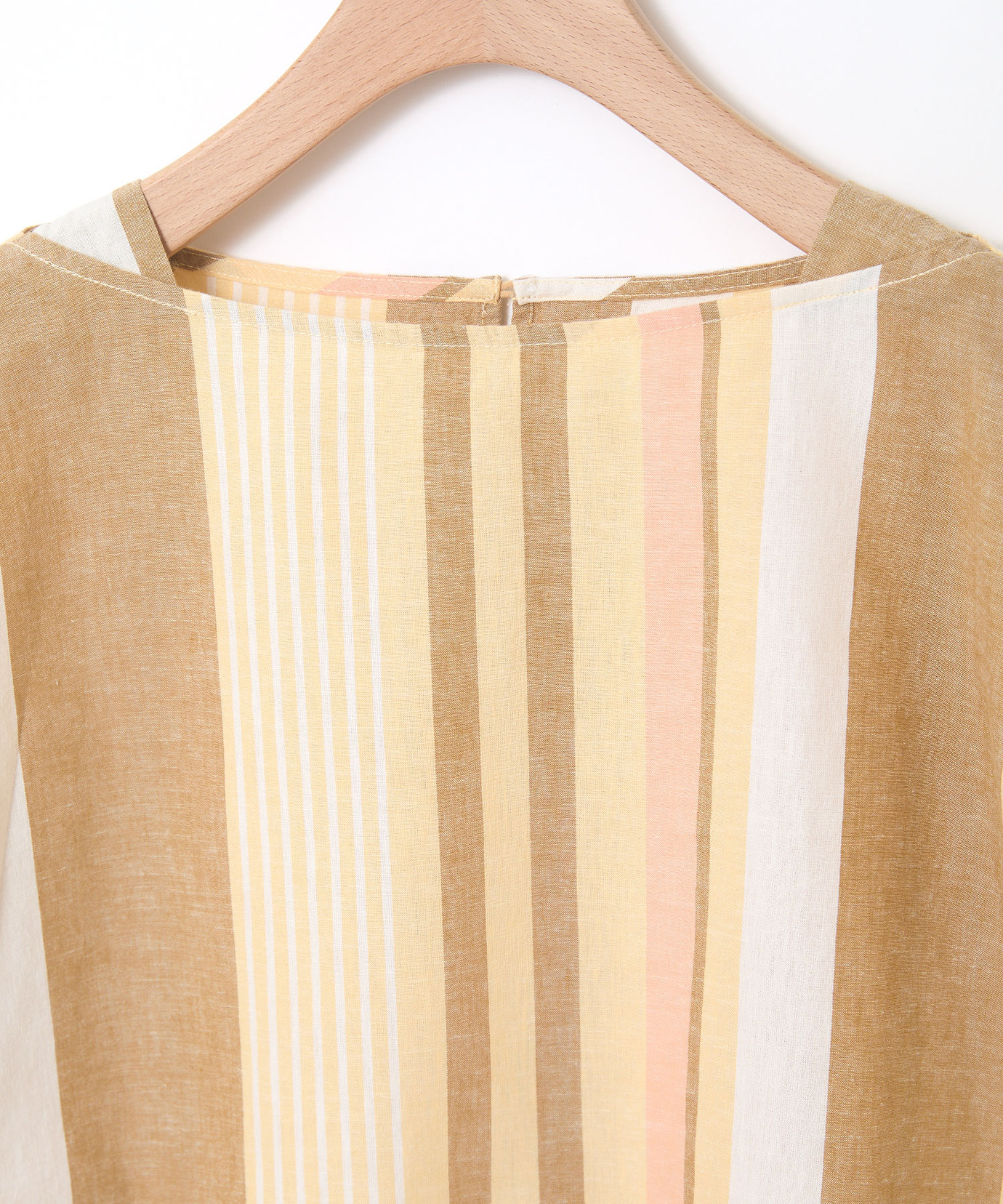 レディース スノーリネン ストライプ ブラウス【接触冷感】通販 [0301