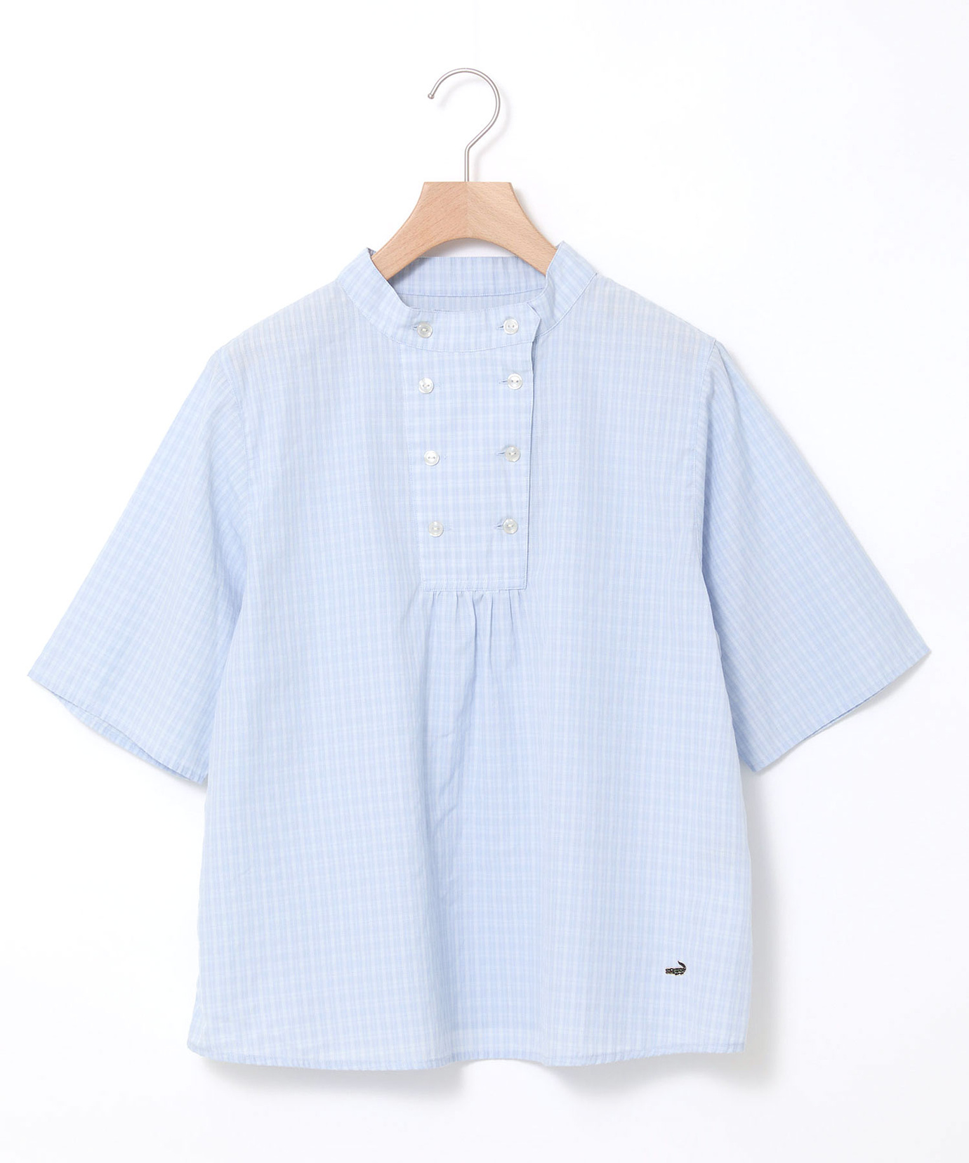 正規品 へルヴァボス オクタヴィア チョーカー シャツ LE PHIL（ル フィル） ブラウス シャツ SOLOTEXブロードボウタイ