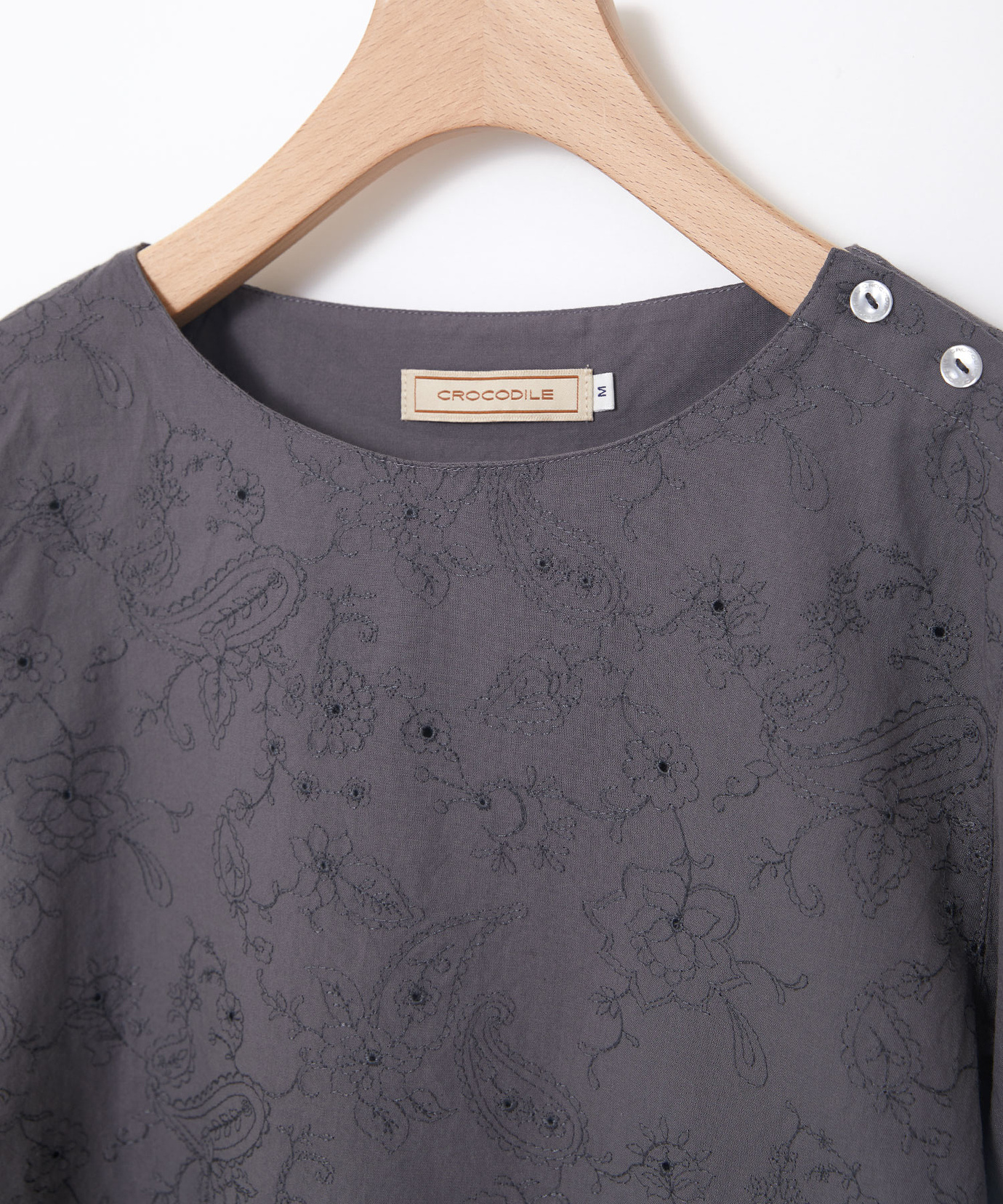 レディース レイヤード風 刺繍ブラウス【オンラインショップ限定】通販