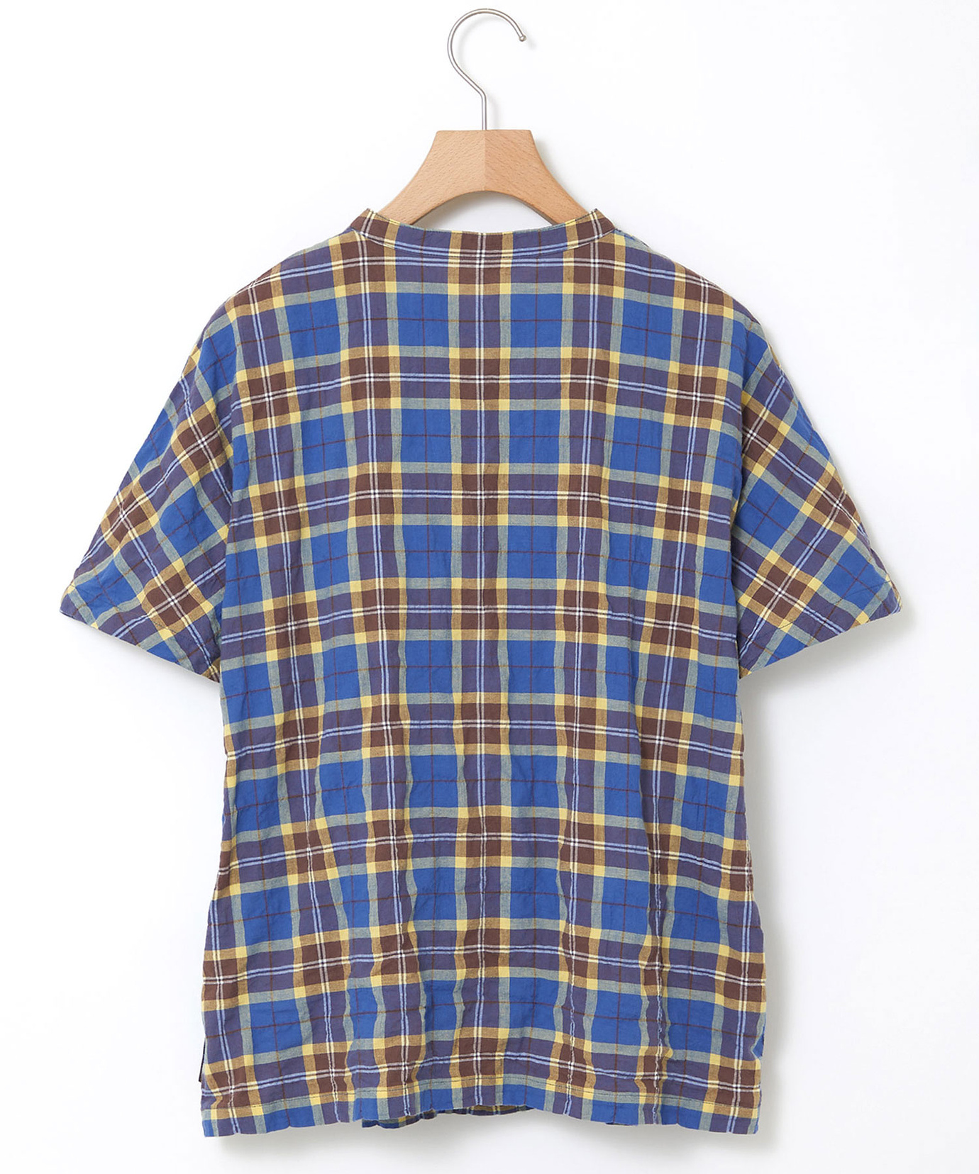 レディース オーガニックコットン バンドカラー ブラウス通販 [0301