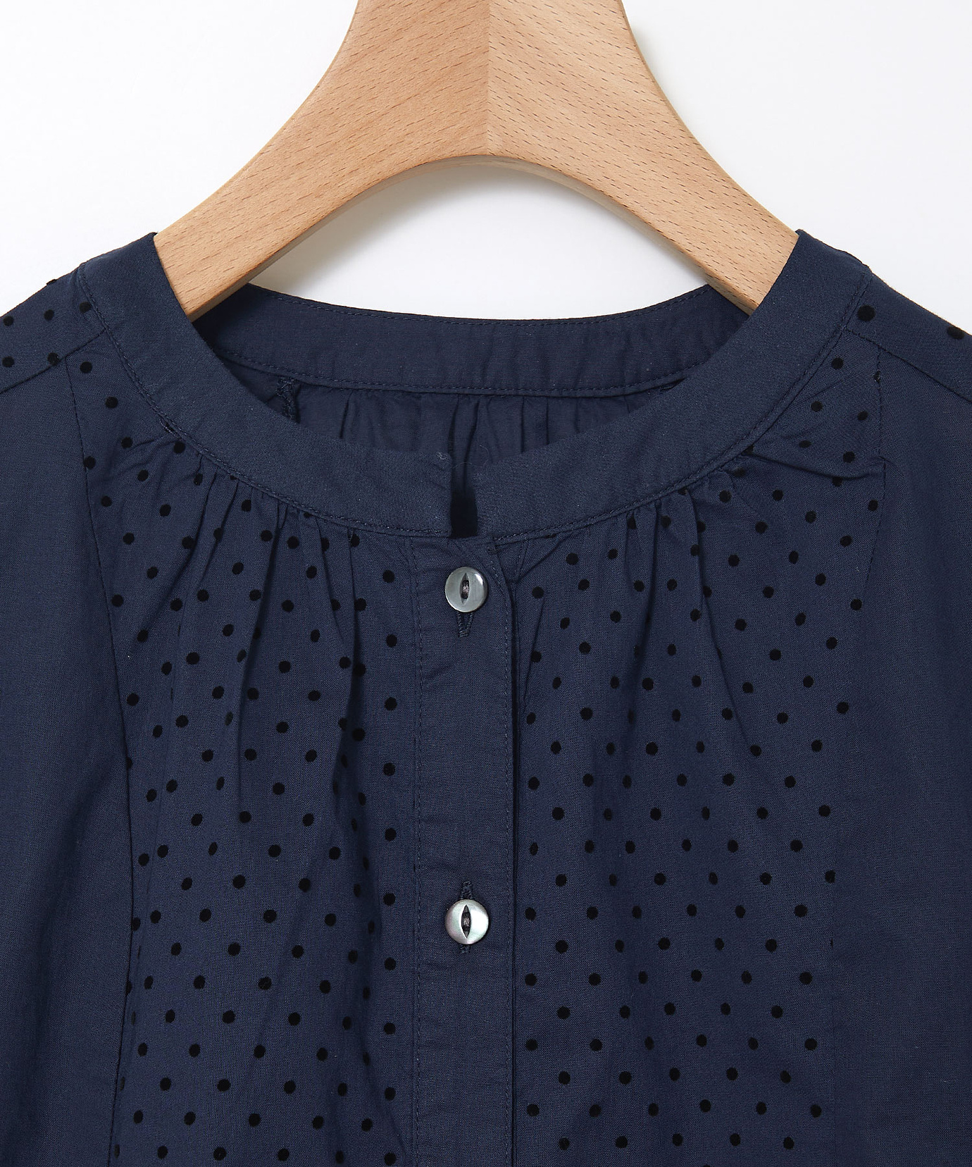 ロッキードットブラウス レディース フロッキー ドットデザイン ブラウス通販 [0301-55110