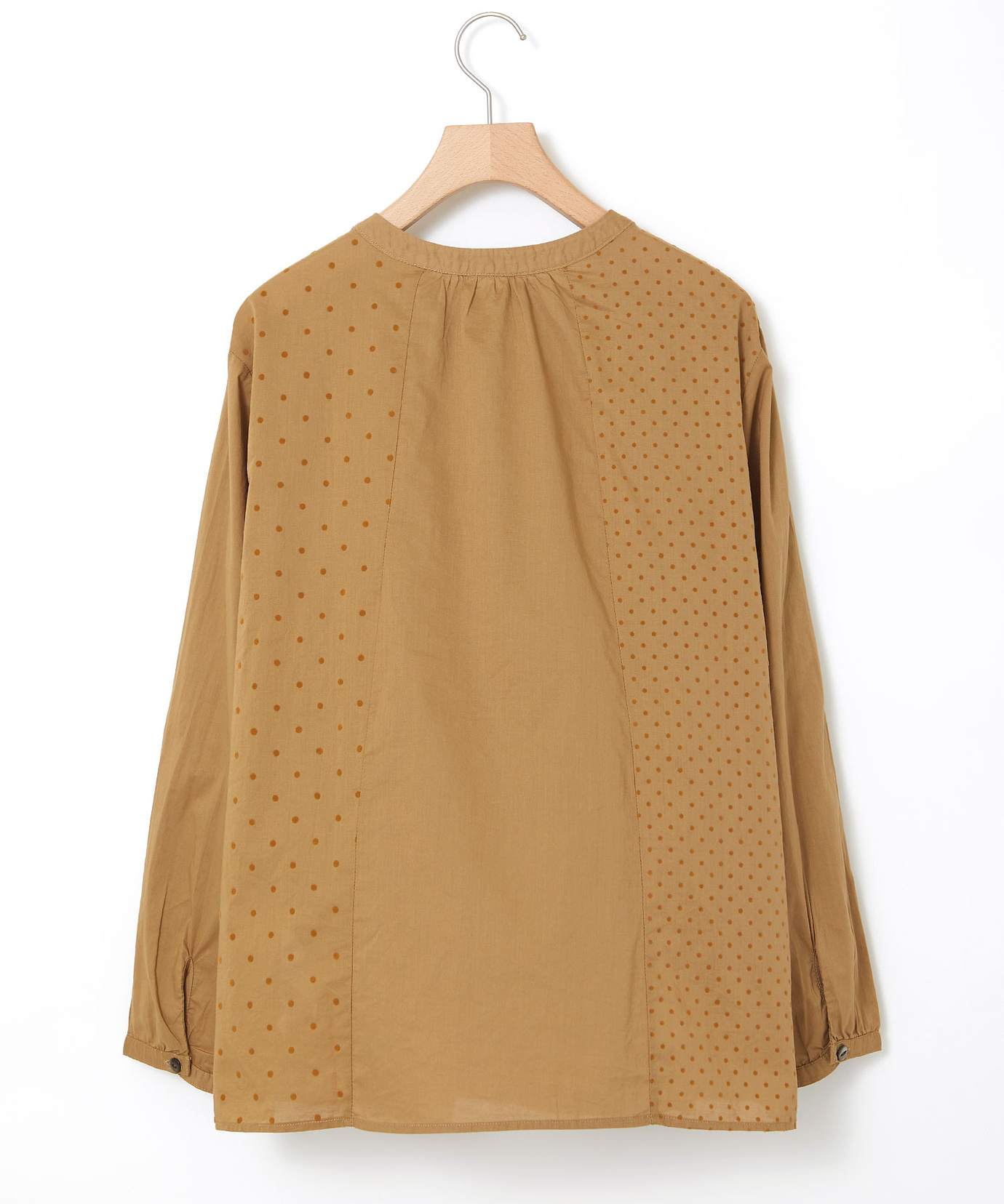 レディース フロッキー ドットデザイン ブラウス通販 [0301-55110
